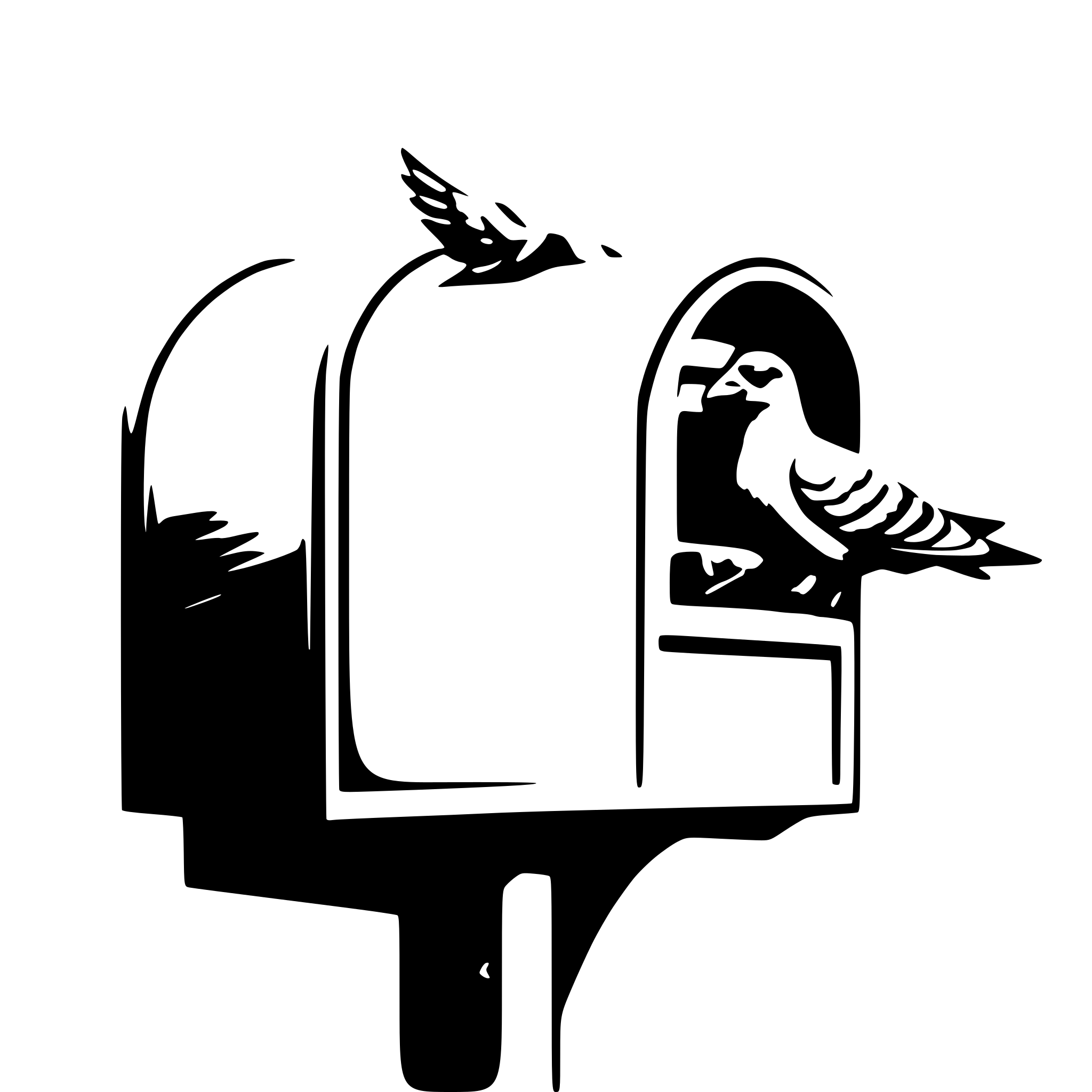 AI-generated SVG of a a mailbox with the flap opened and a pigeon inside AI-generated SVG of a a mailbox with the flap opened and a pigeon inside