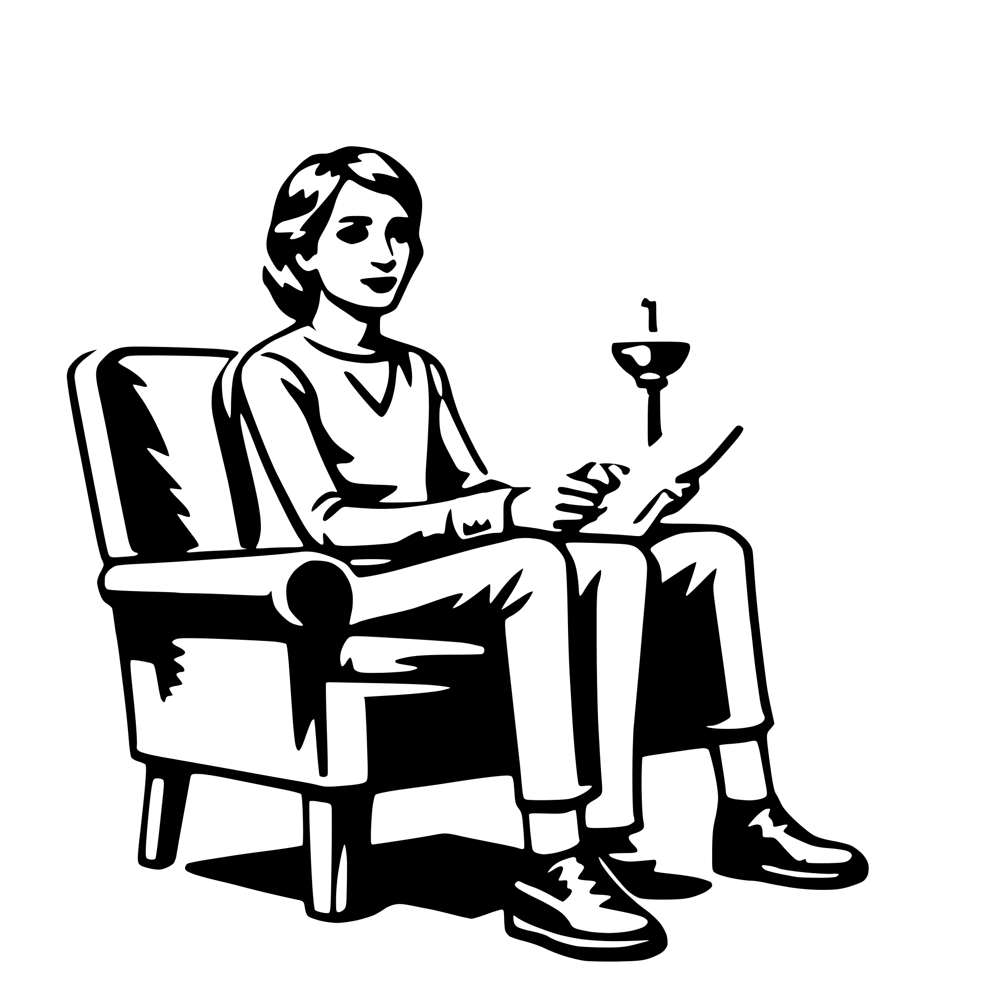 AI-generated SVG of 'therapist'