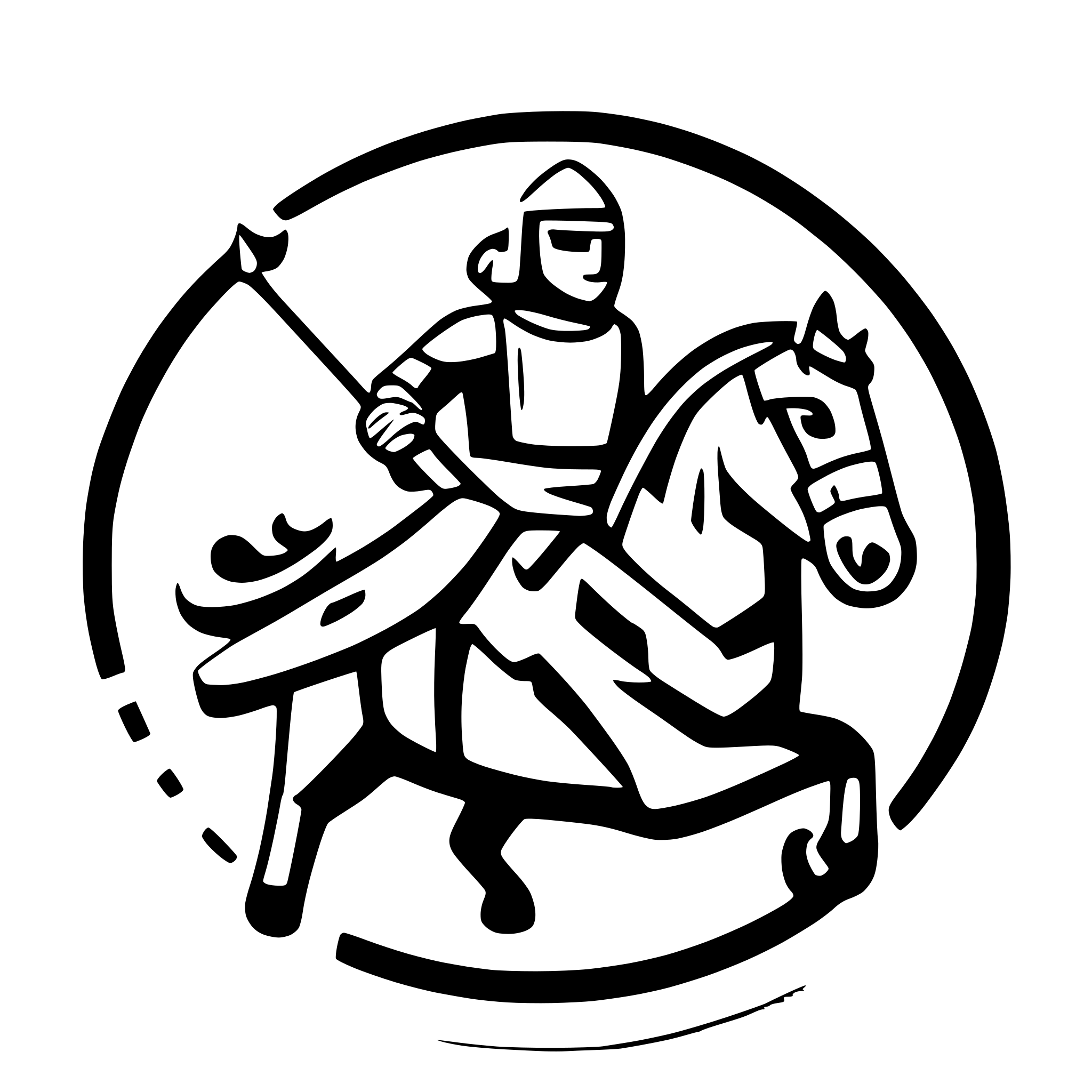AI-generated SVG of 'knights jousting'