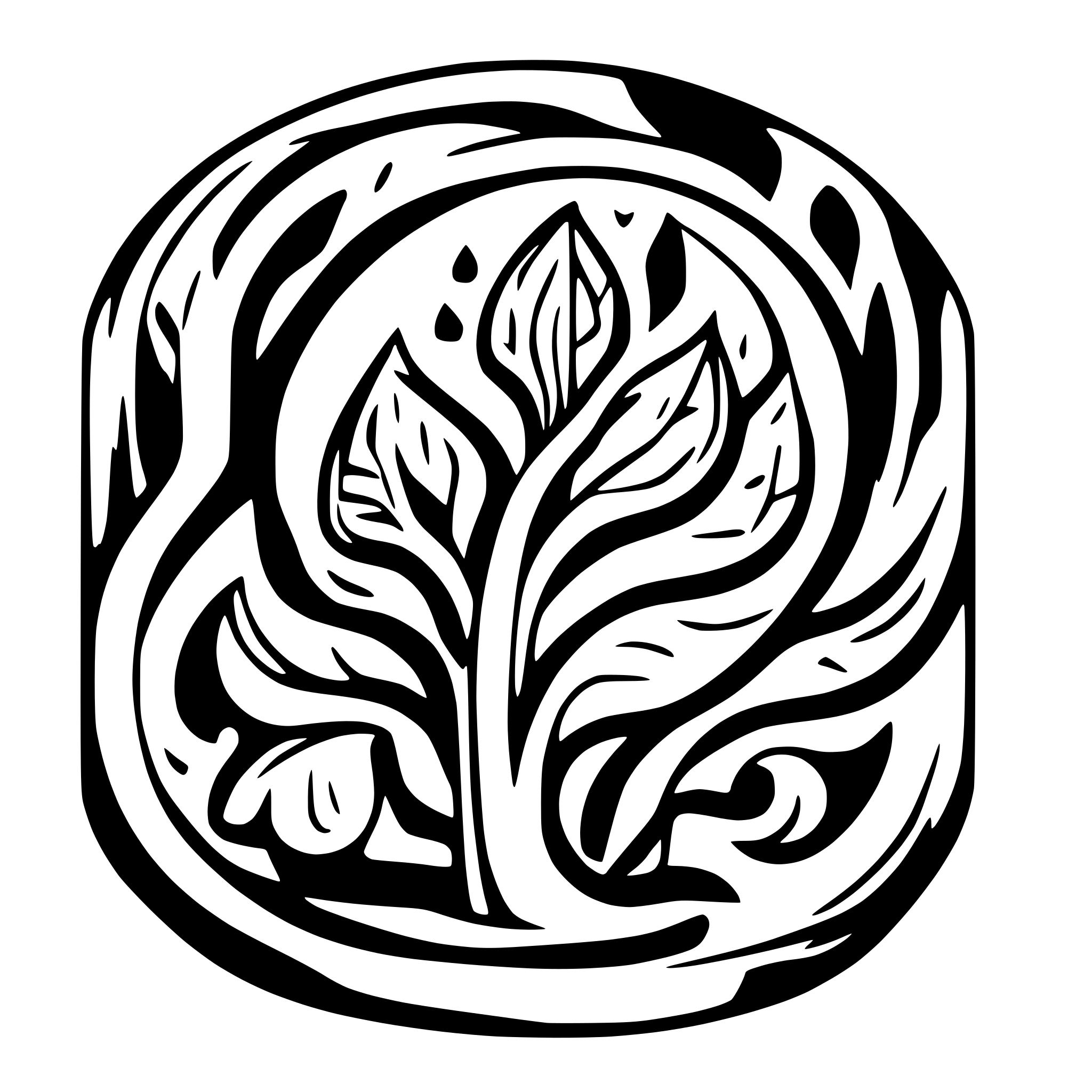 AI-generated SVG of 'the stygian library'