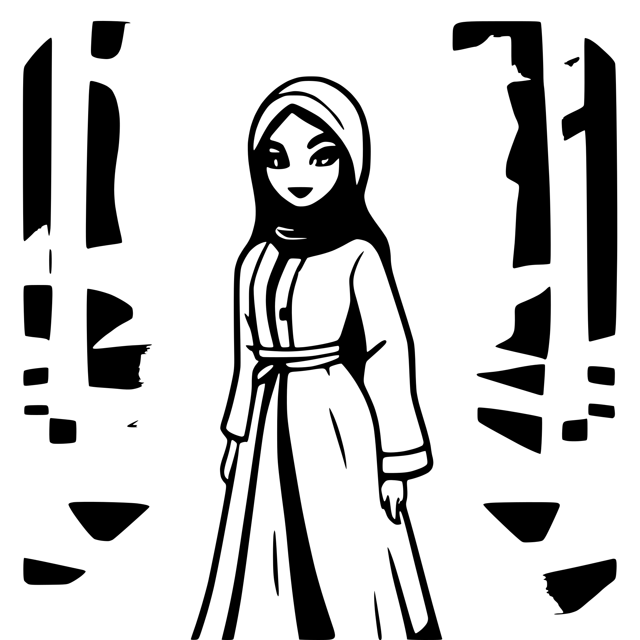 AI-generated SVG of a Summer Abaya icon just the dress