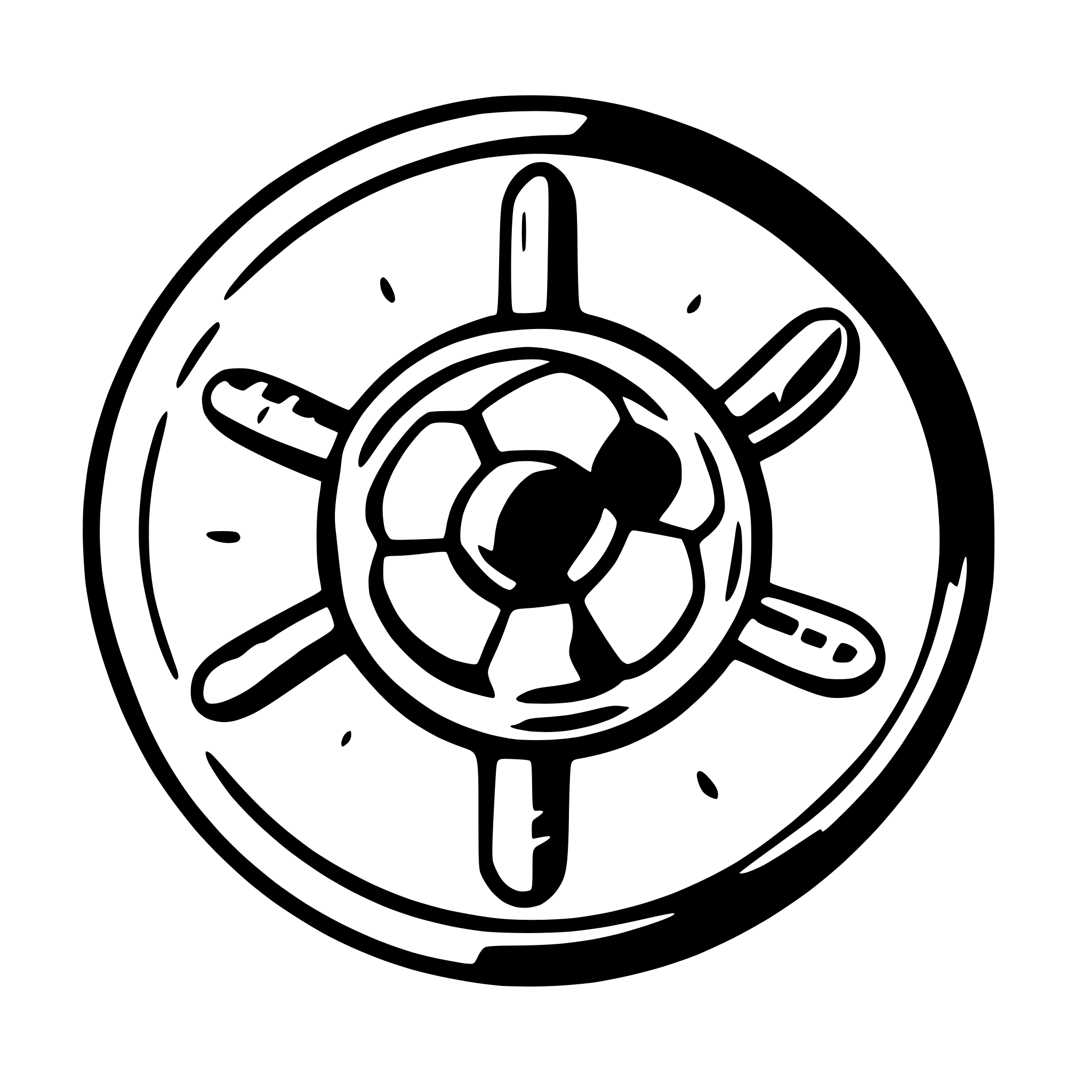 AI-generated SVG of a cell nucleus for biology