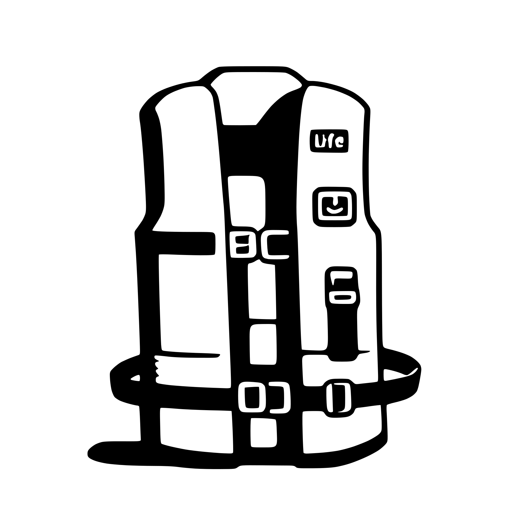 AI-generated SVG of 'lifejacket'