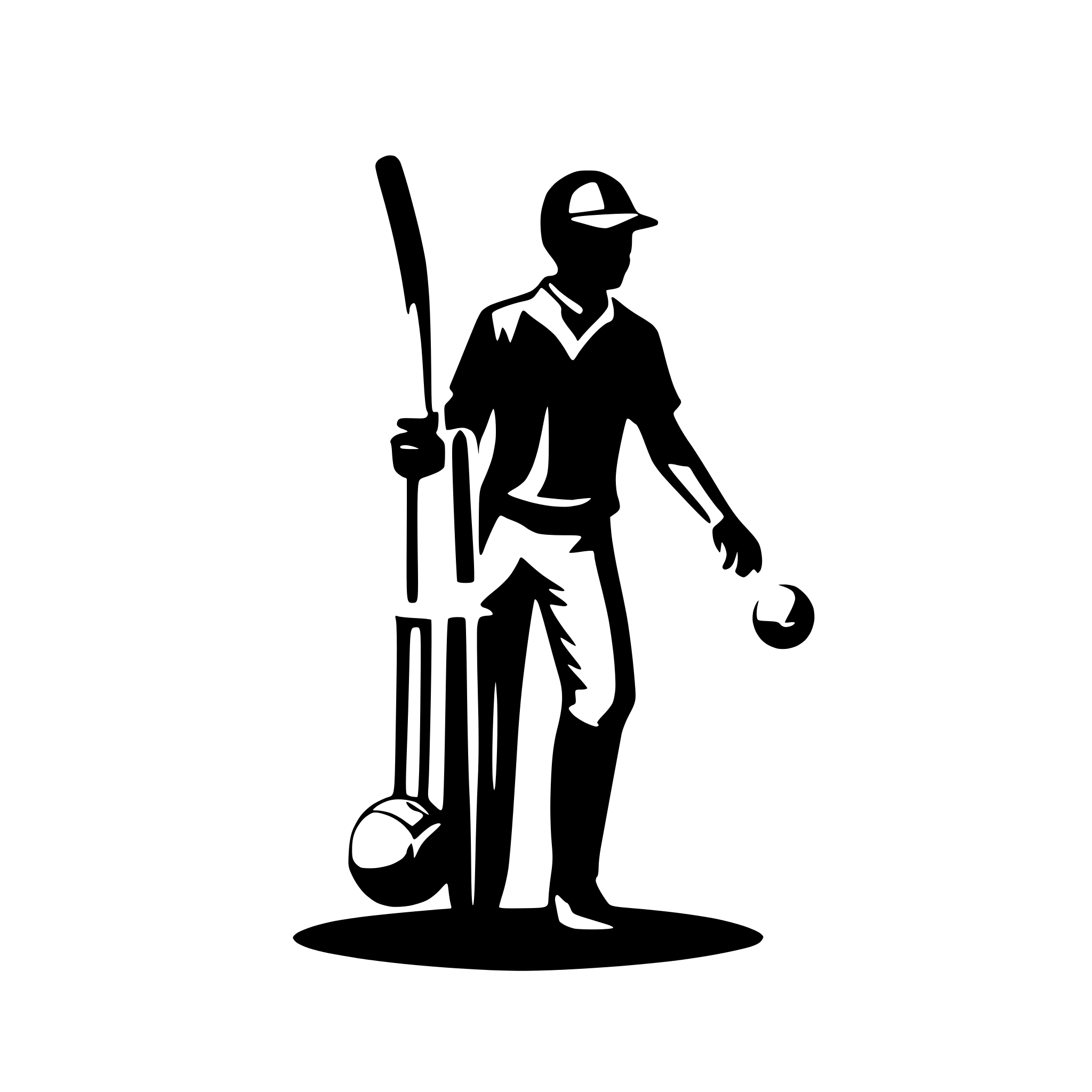 AI-generated SVG of a A clean cricket-themed SVG with a batsman silhouette, stumps, and a ball in motion, featuring soft gradients and abstract pitch markings.