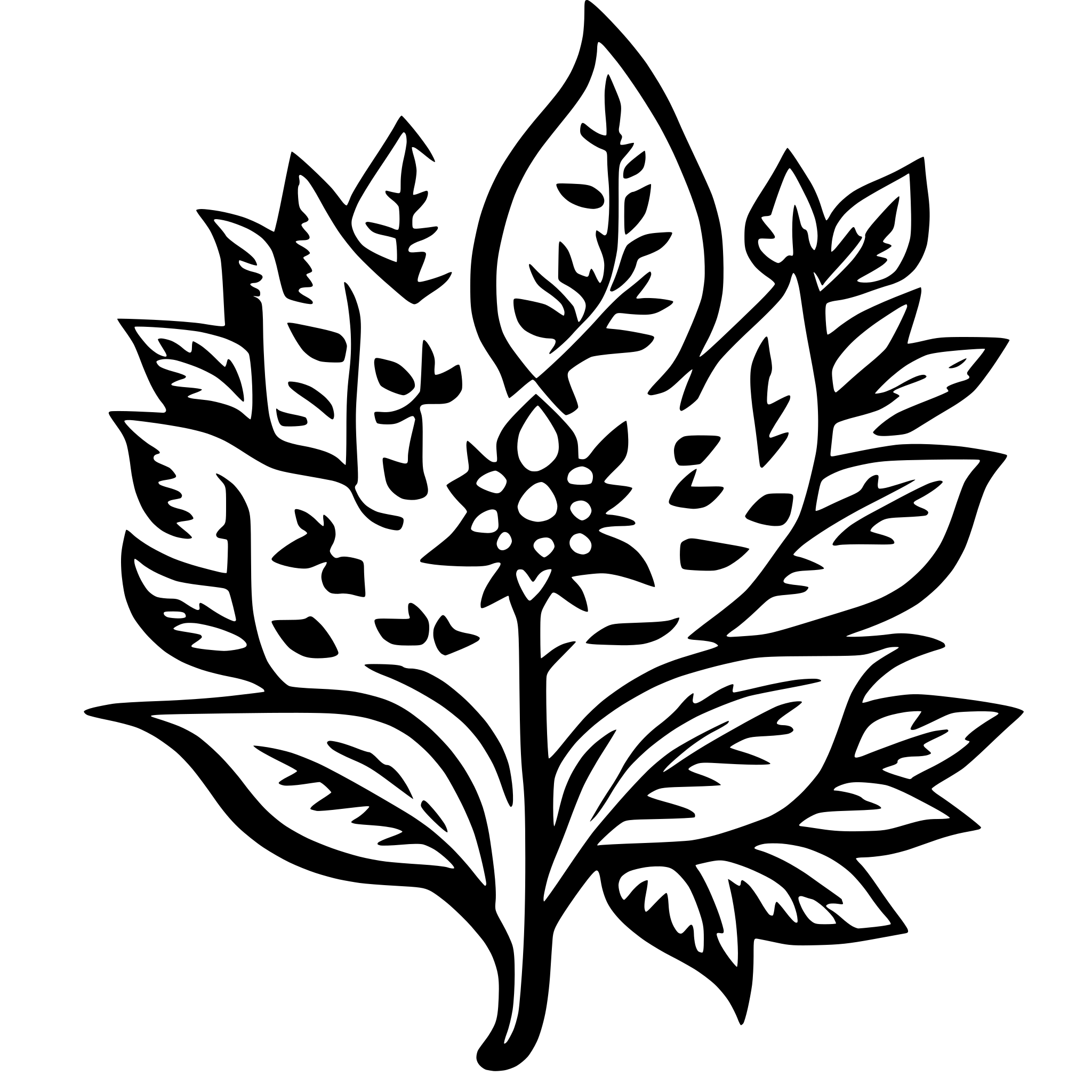 AI-generated SVG of 'mehindi designs'