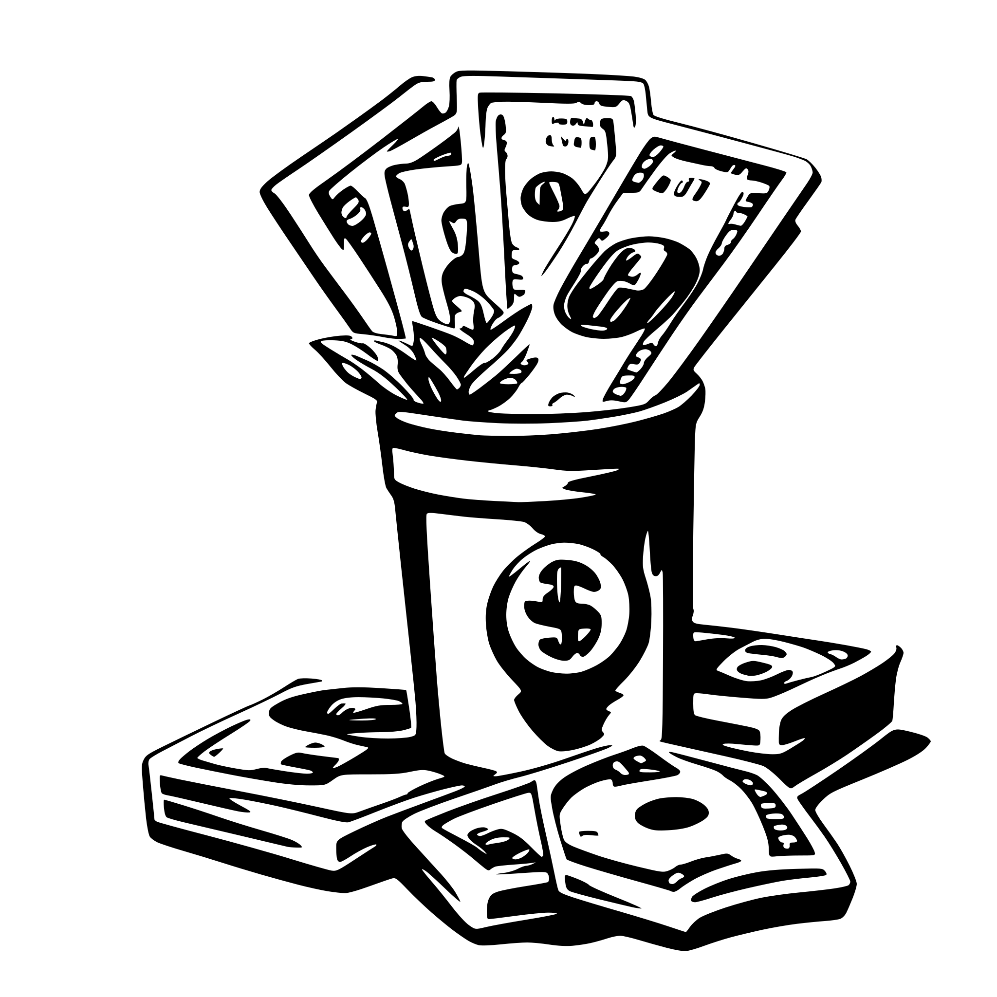 AI-generated SVG of a Money