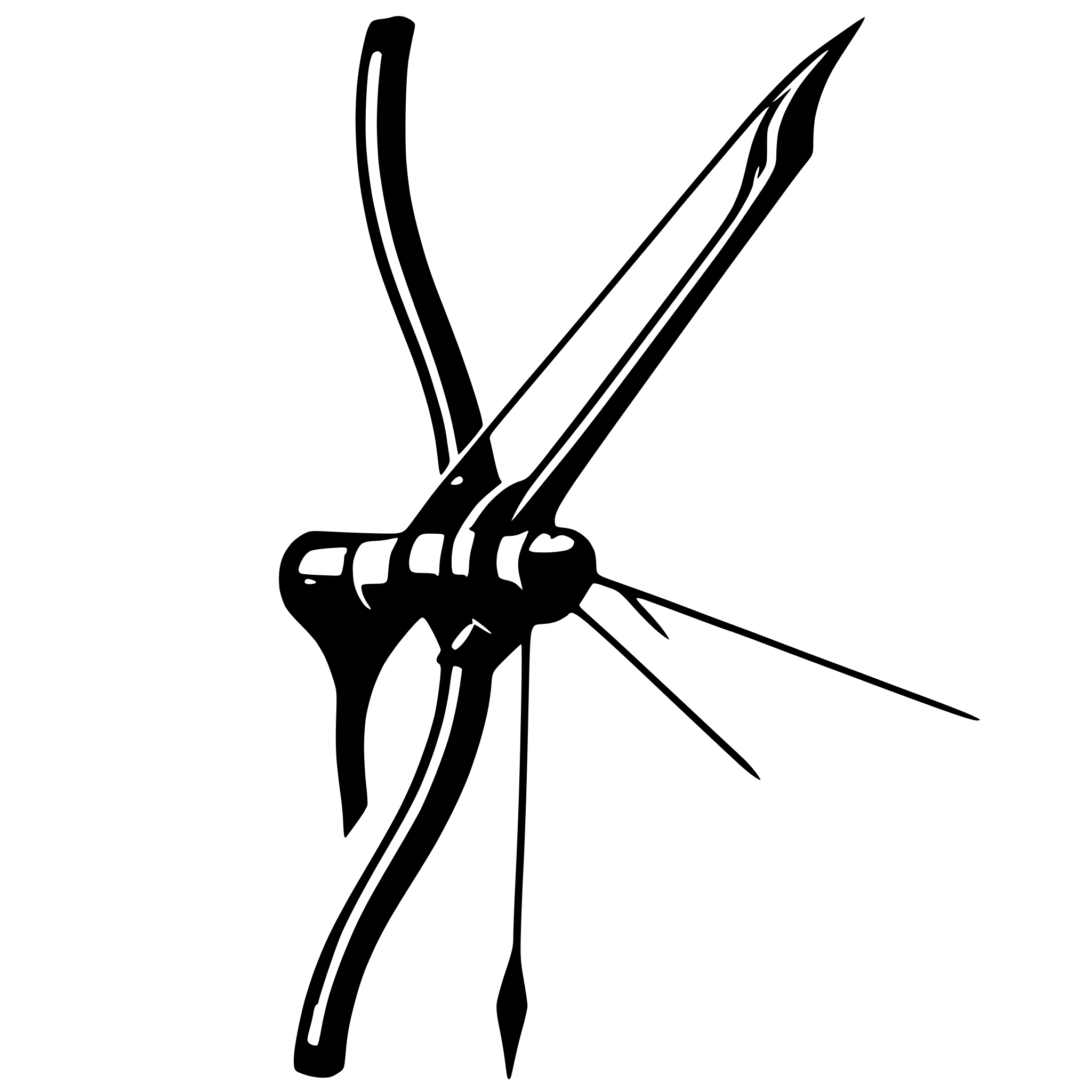 AI-generated SVG of 'archery bow'