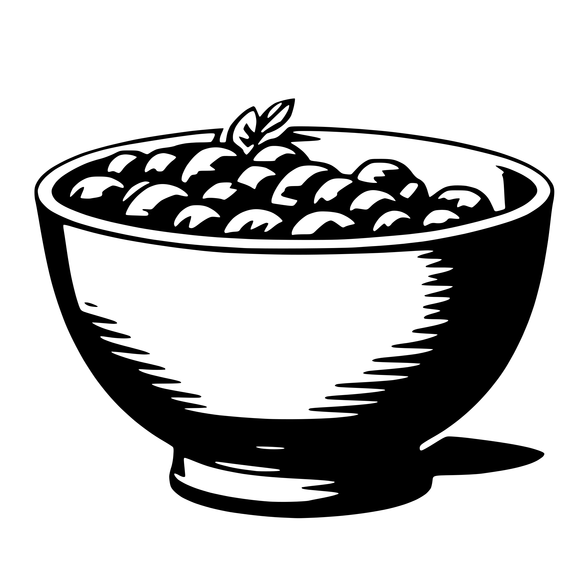 AI-generated SVG of 'bowl'