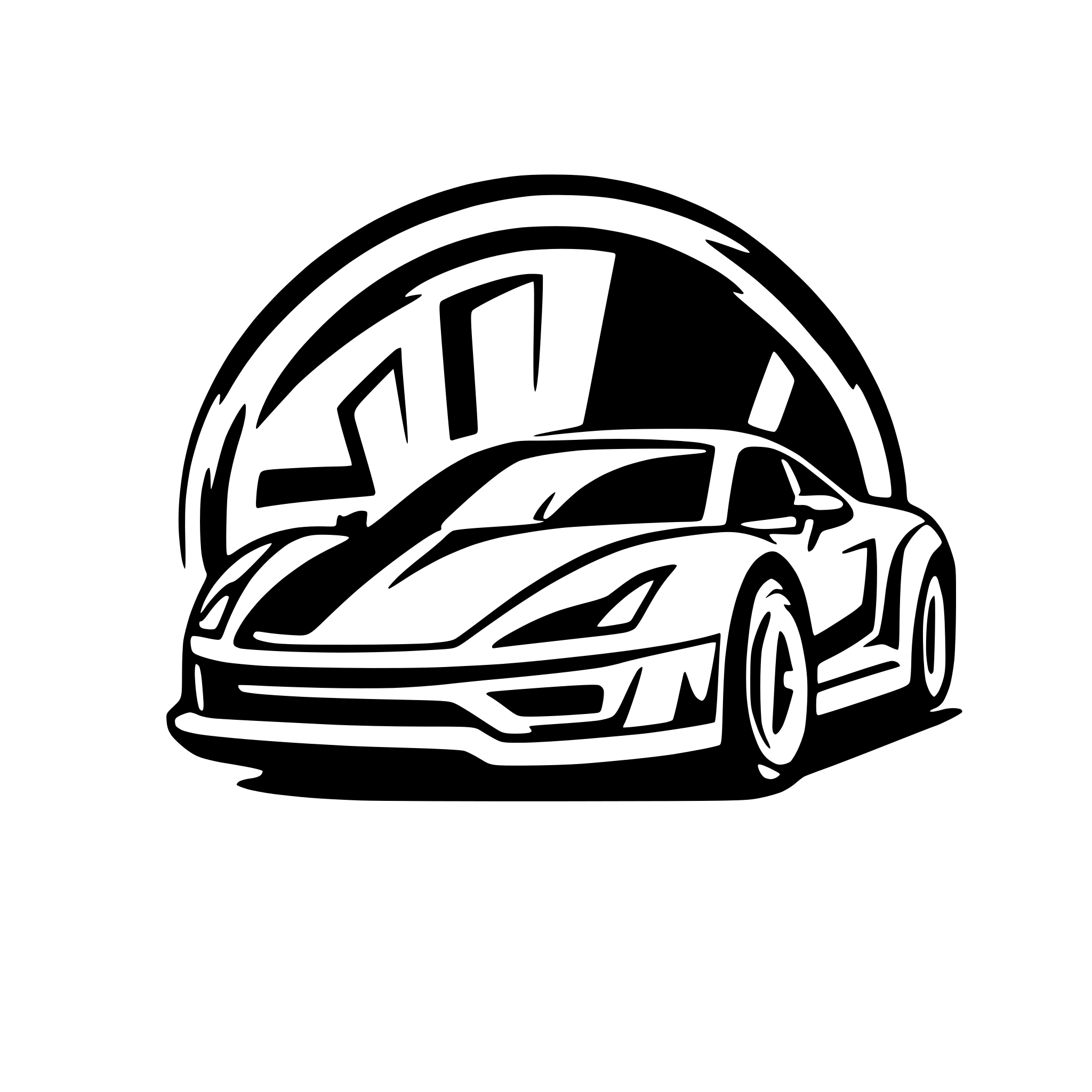 AI-generated SVG of a Car logo selling website, modern, hypercar