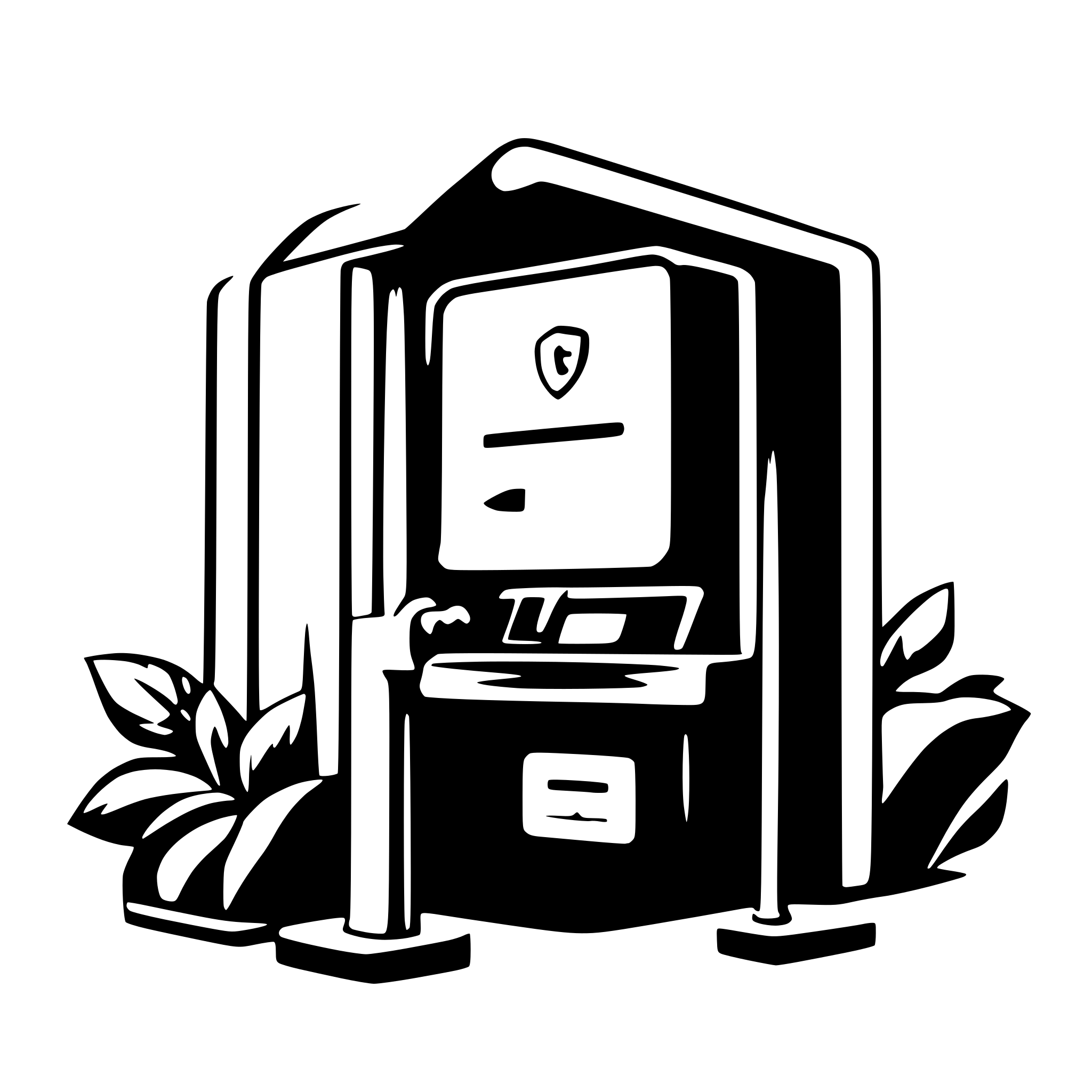 AI-generated SVG of 'A login page with google and apple sign in as well'