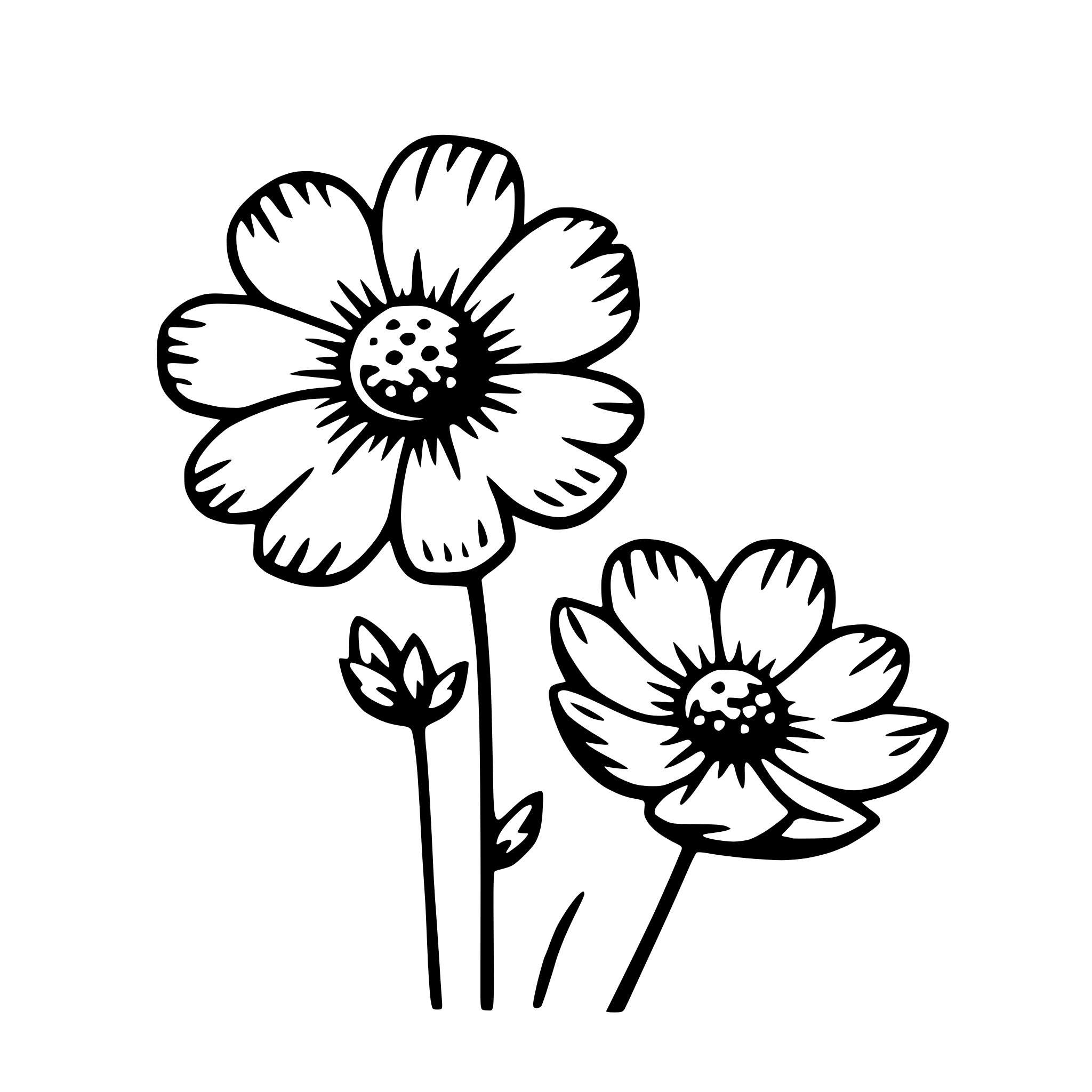 AI-generated SVG of 'cosmos'