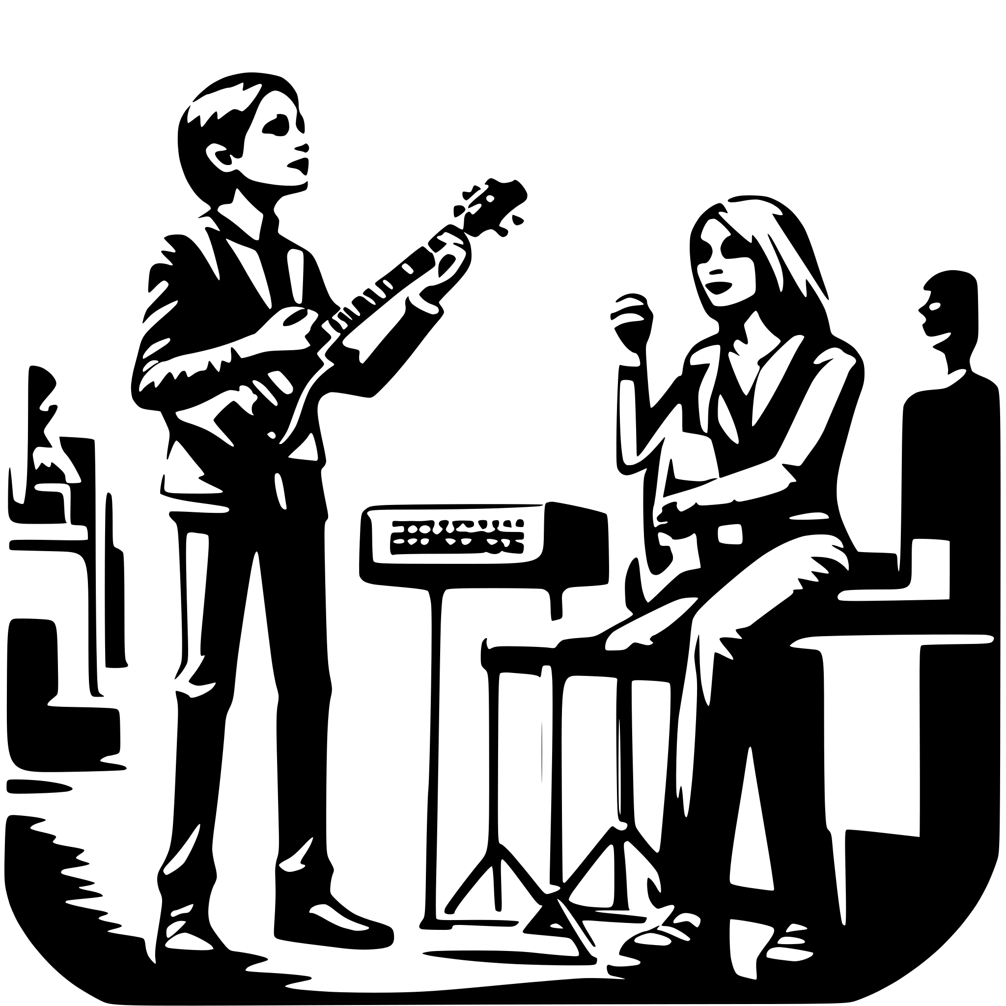 AI-generated SVG of a concert organization