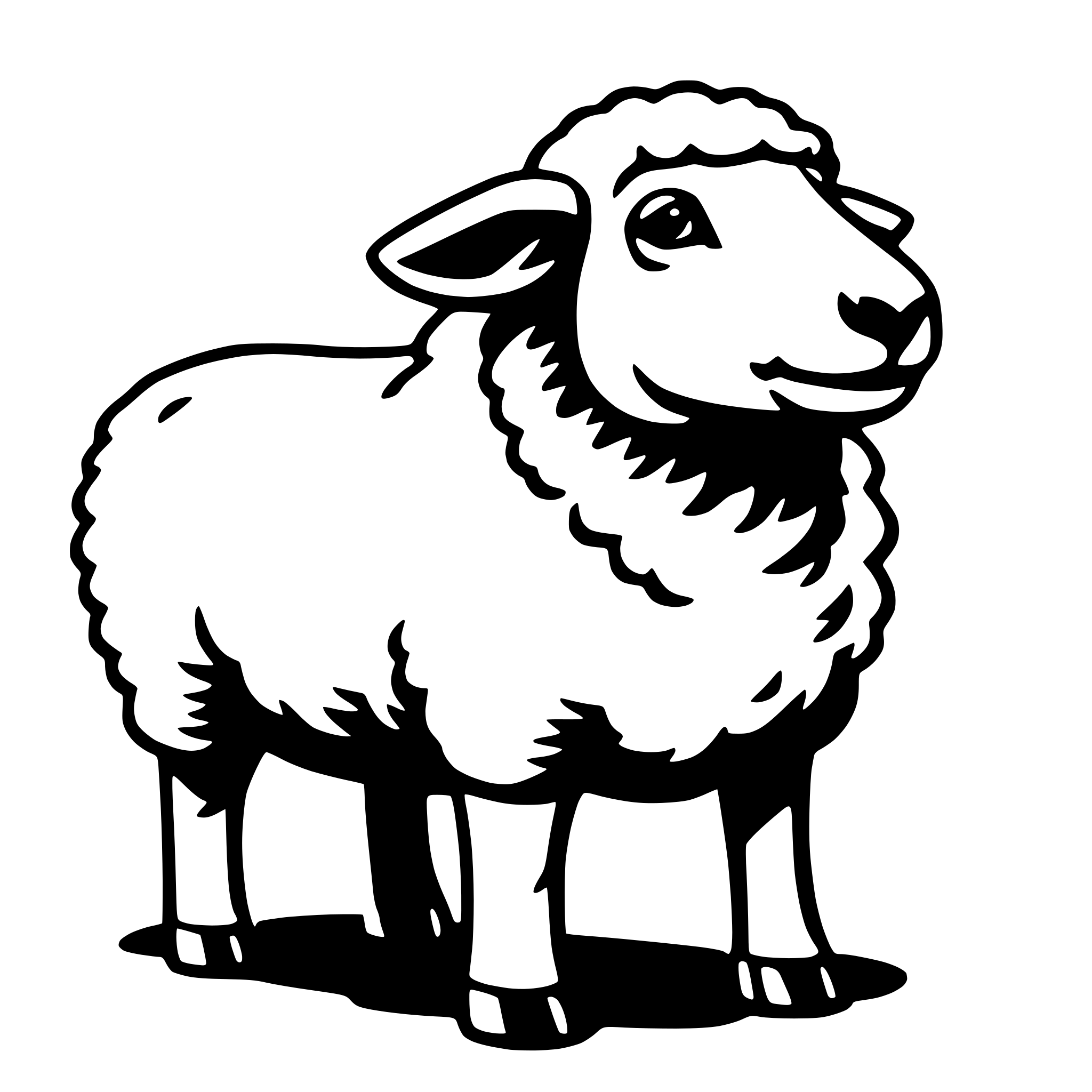 AI-generated SVG of 'sheep'