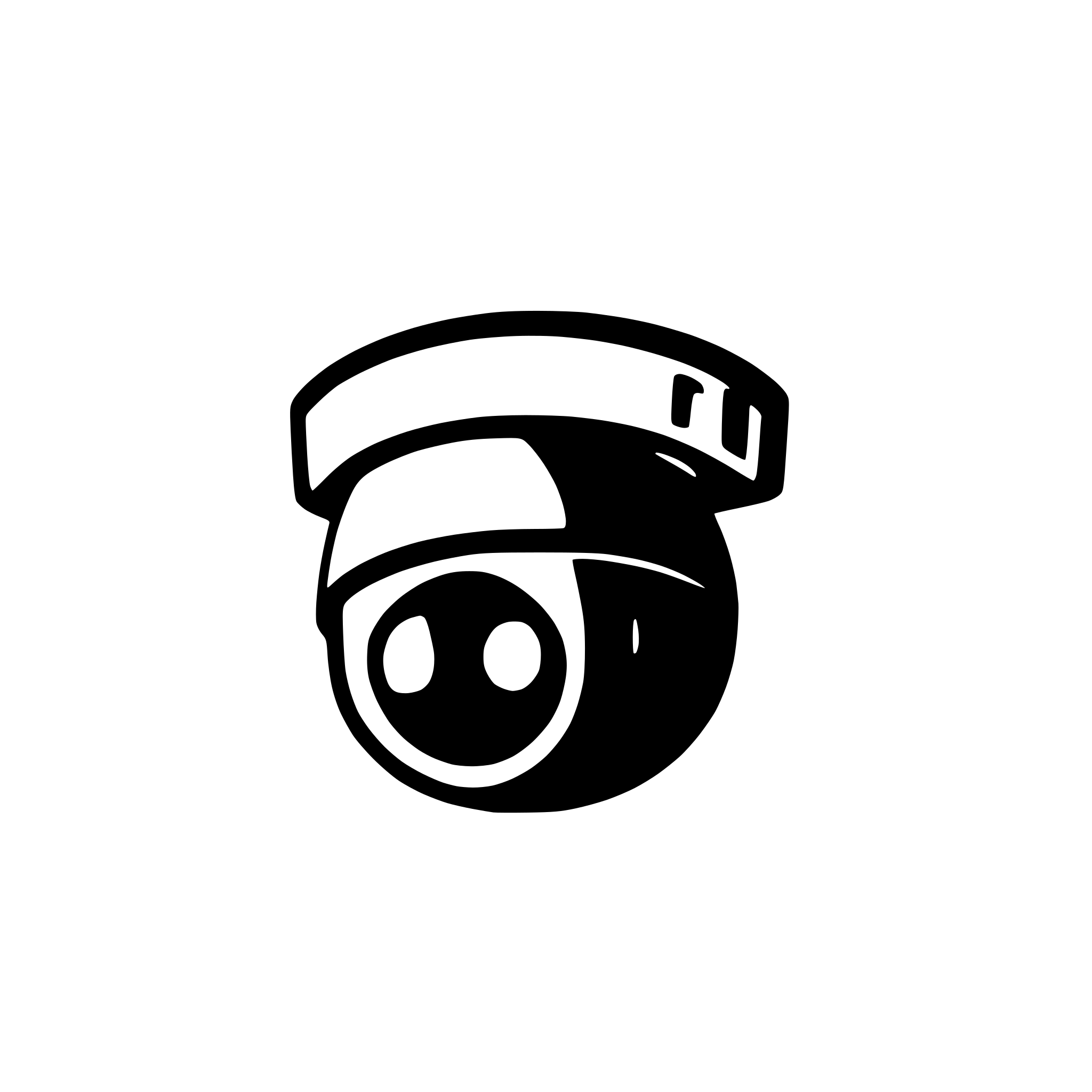 AI-generated SVG of a Basic Solid CCTV Camera Icon