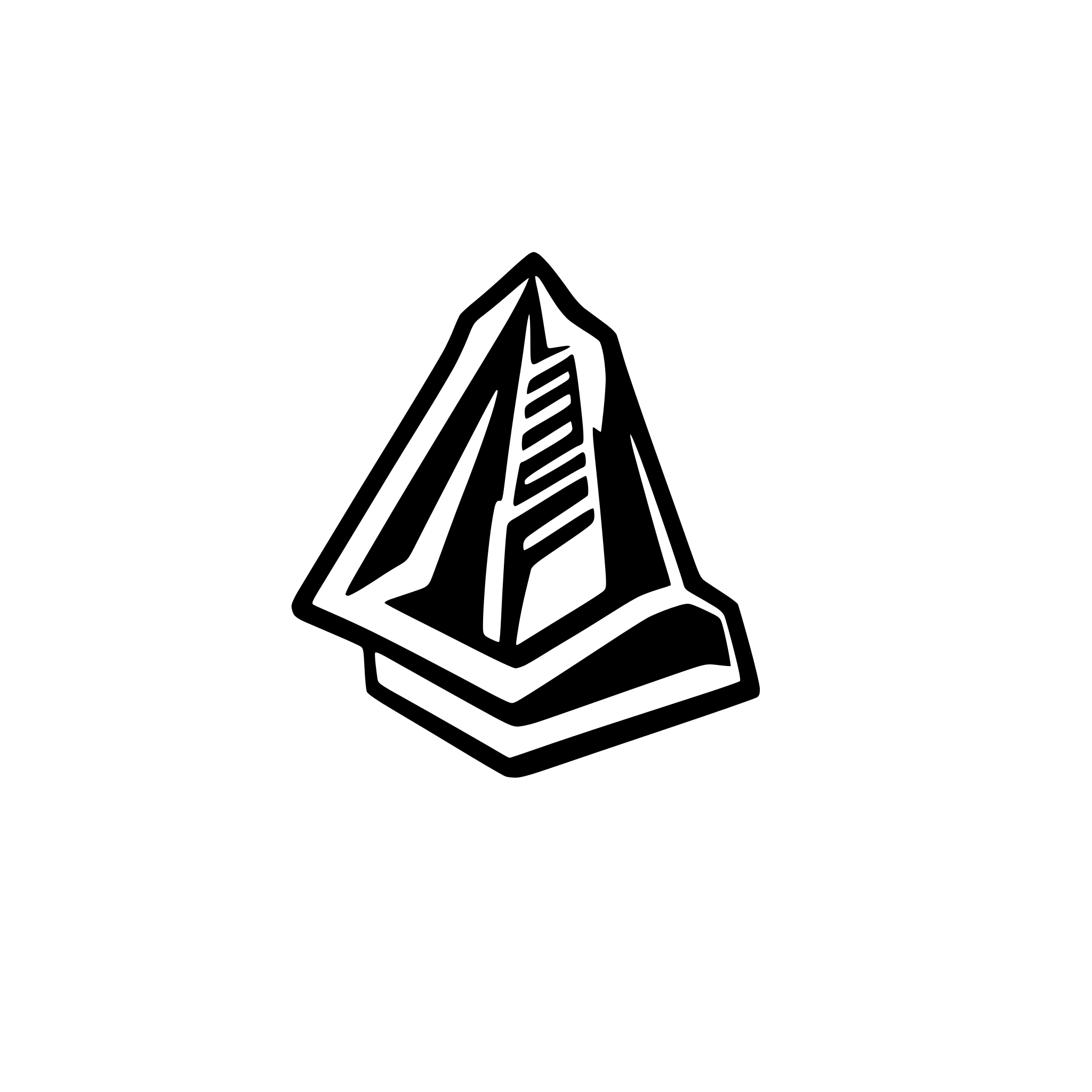 AI-generated SVG of a Make me a minimalistic logo for a tech product called "Babel" make it extremely minimalistic, sleek and modern looking. Something that would be fit for the silicon valley. Make it look techy, and futuristic and modern. Have it have be the tower of babel itself maybe