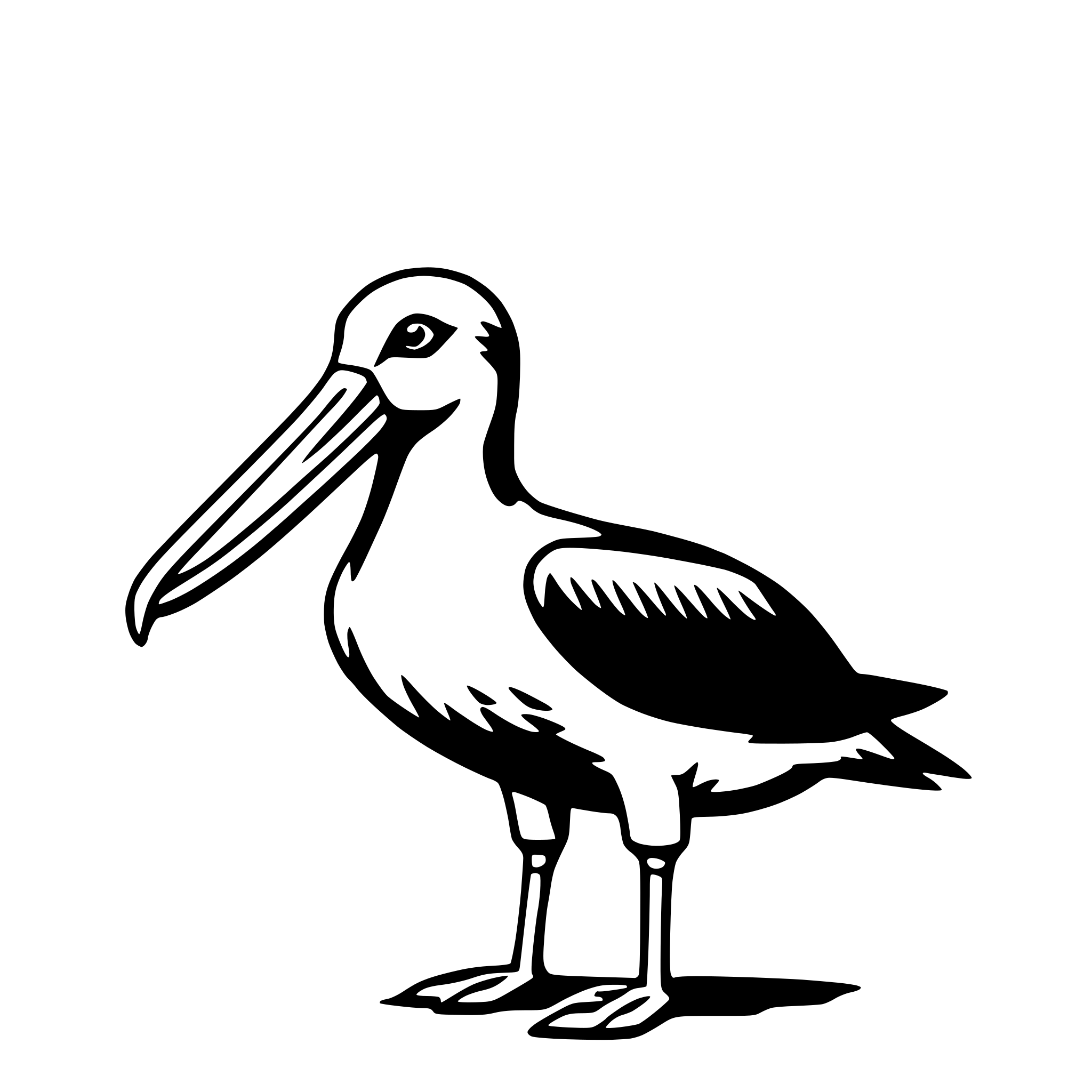 AI-generated SVG of 'albatross'