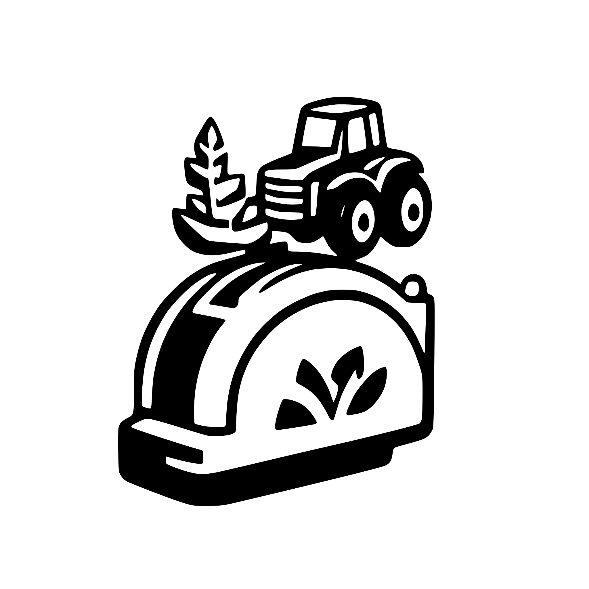 AI-generated SVG of a icon for my mobile app. It's about tractors service/maintenance. Maybe a simple tractor with a gear on top left