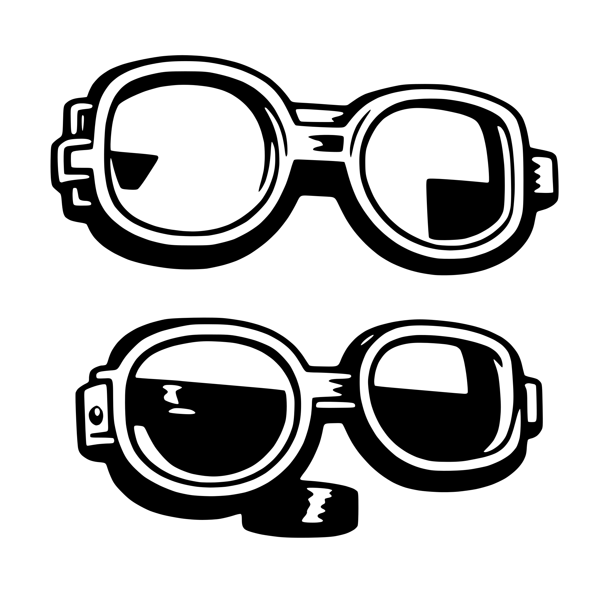 AI-generated SVG of a goggles