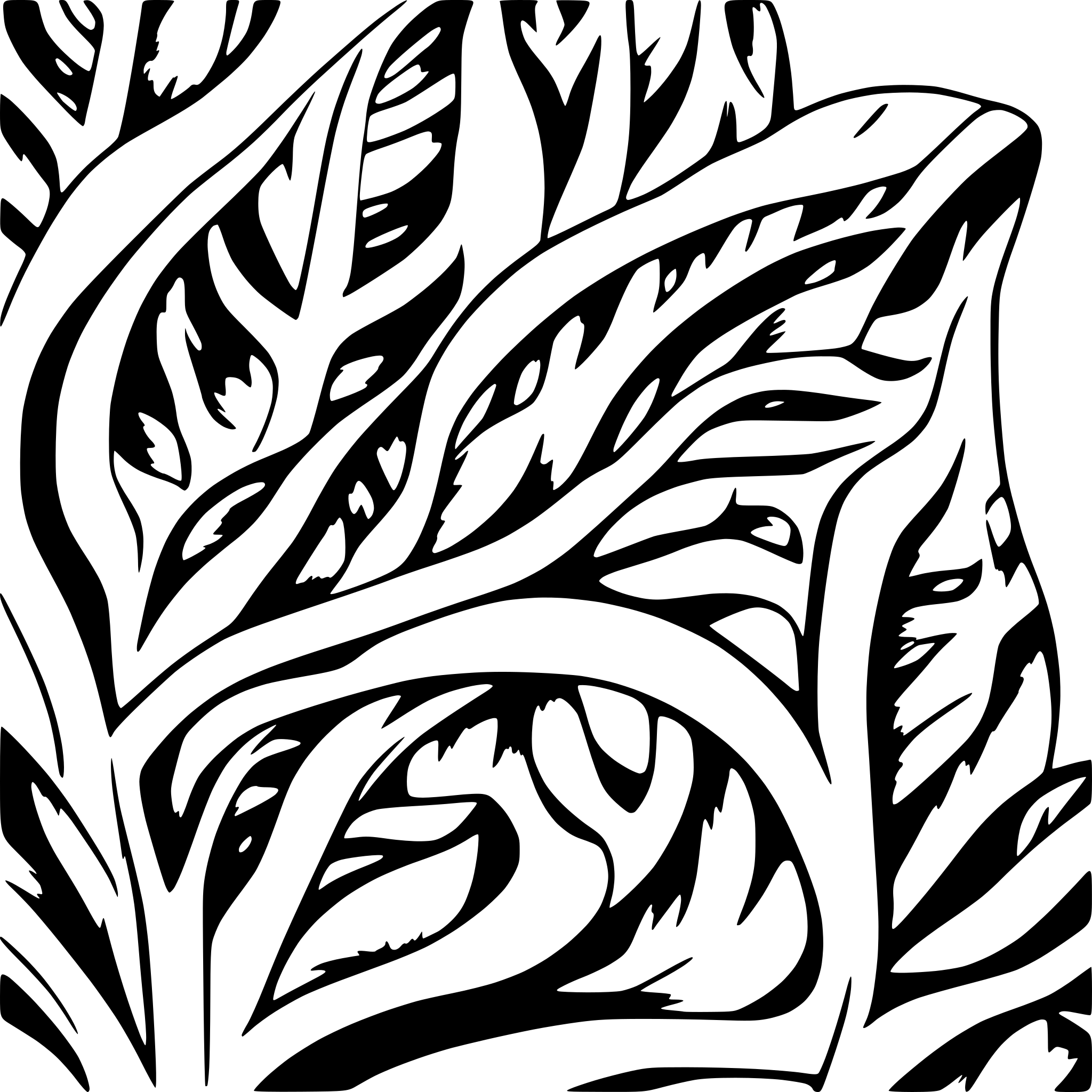 AI-generated SVG of 'grafik mikrokosmos, detailreich'