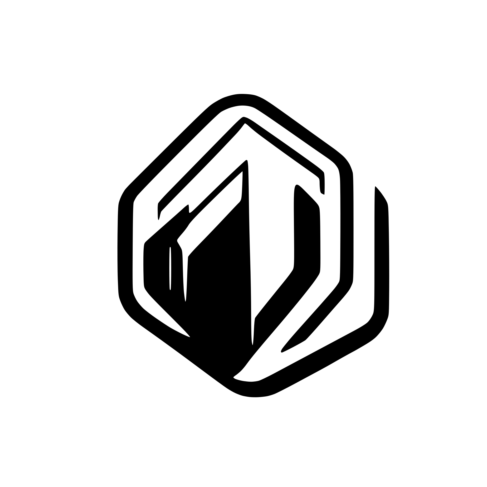 AI-generated SVG of a a logo for project named Daemon