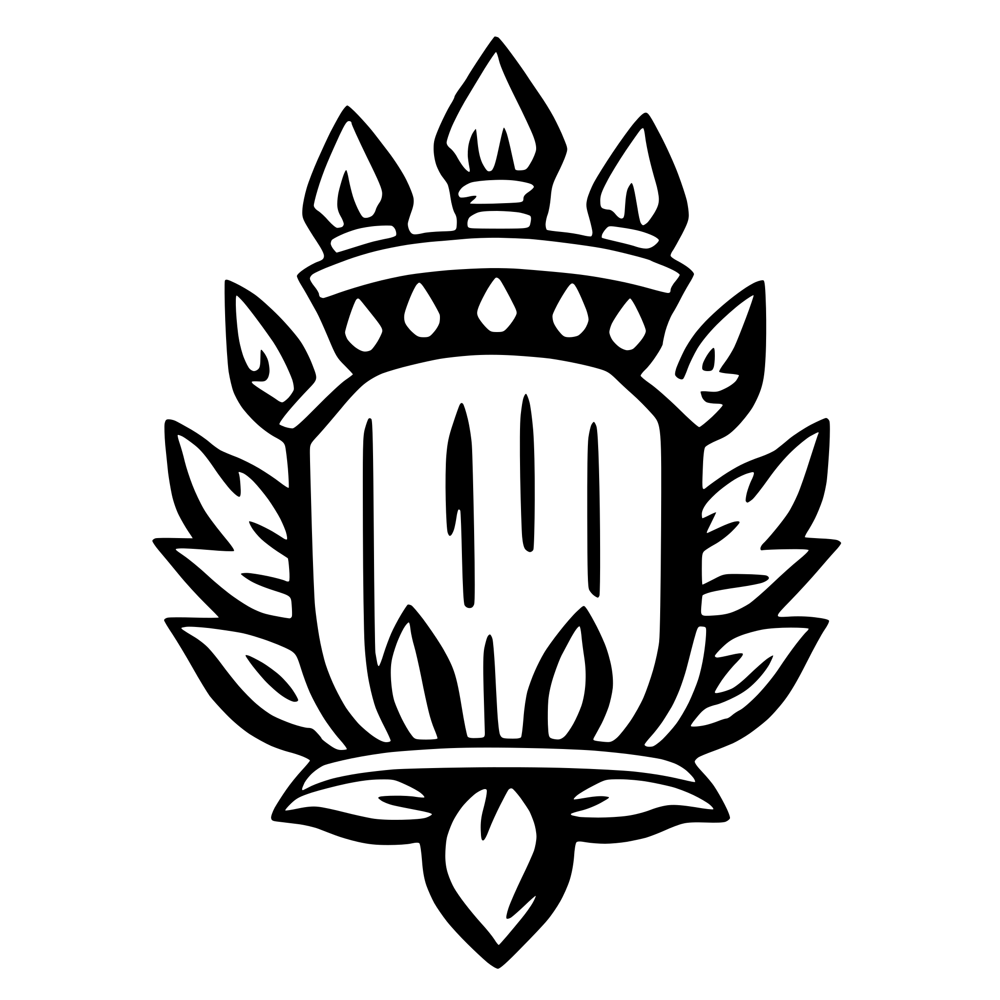 AI-generated SVG of a coronet