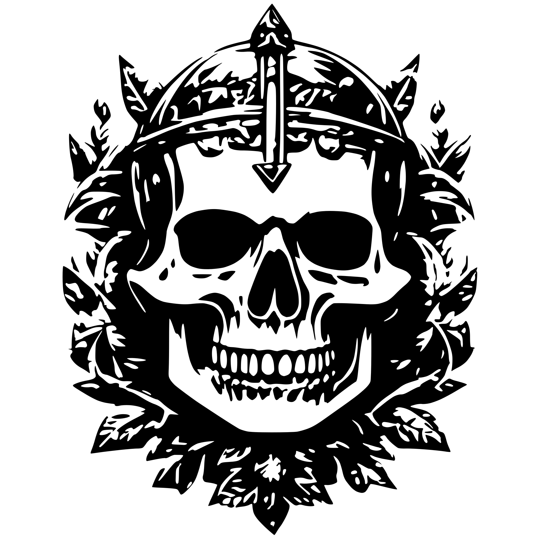 AI-generated SVG of 'Emperor death'