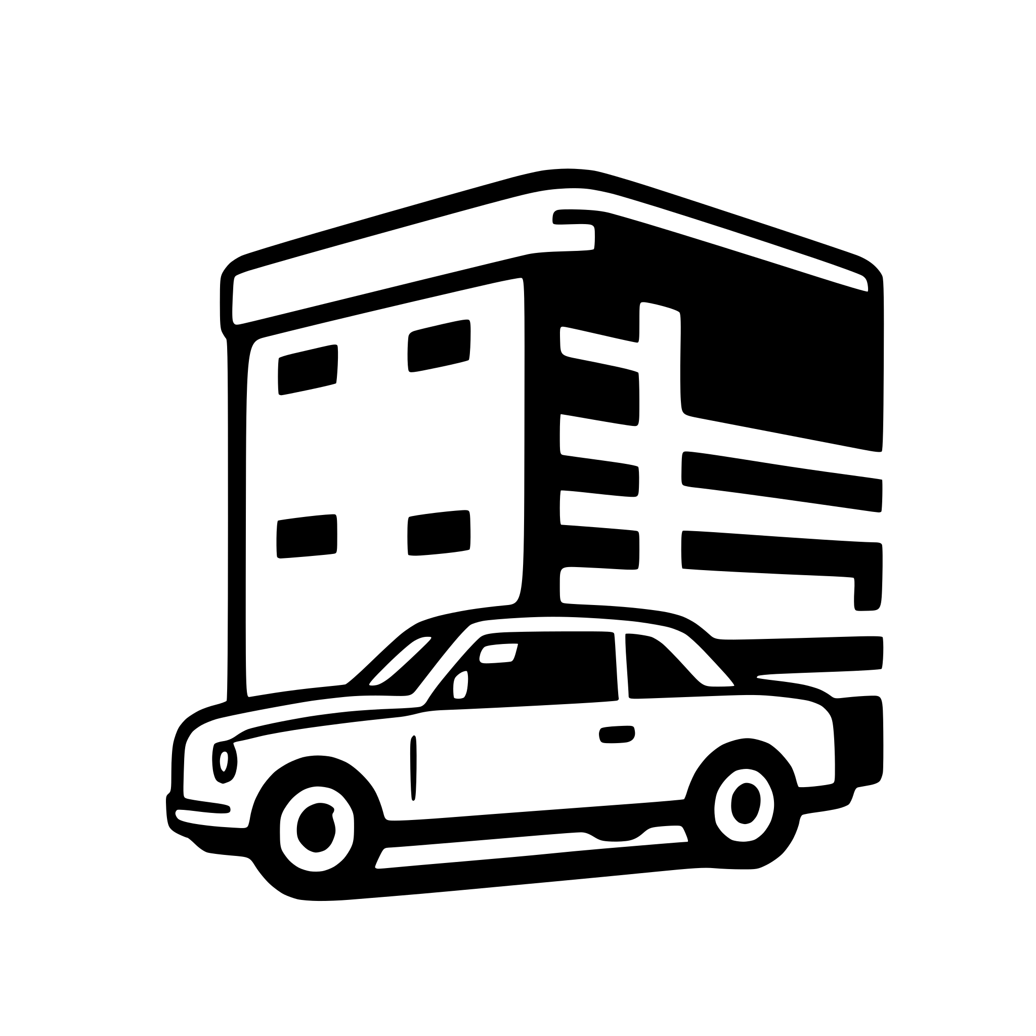 AI-generated SVG of 'auto Parkhaus'