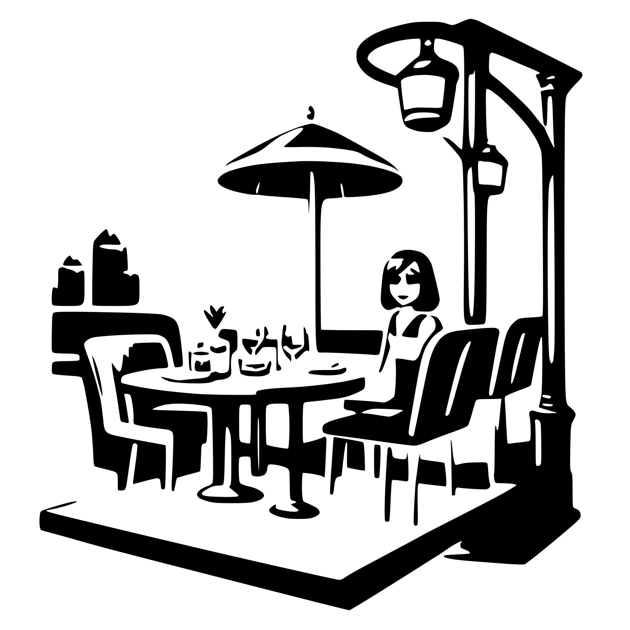 AI-generated SVG of 'Restaurant'