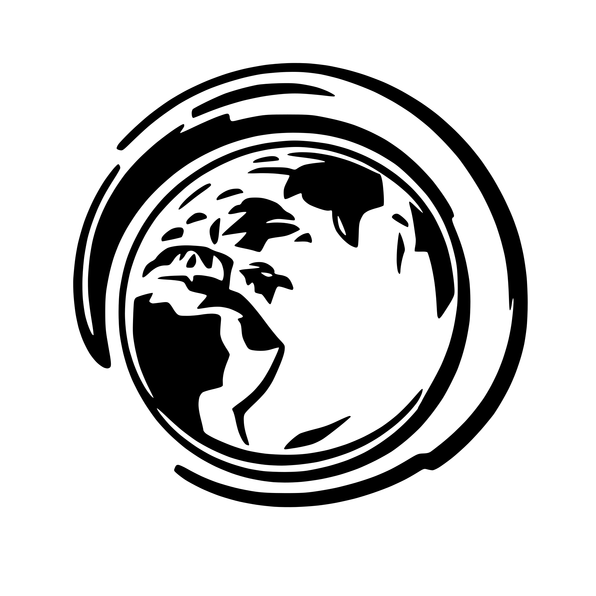 AI-generated SVG of a modern minimalistic logo icon where background an Earth and text MIRA