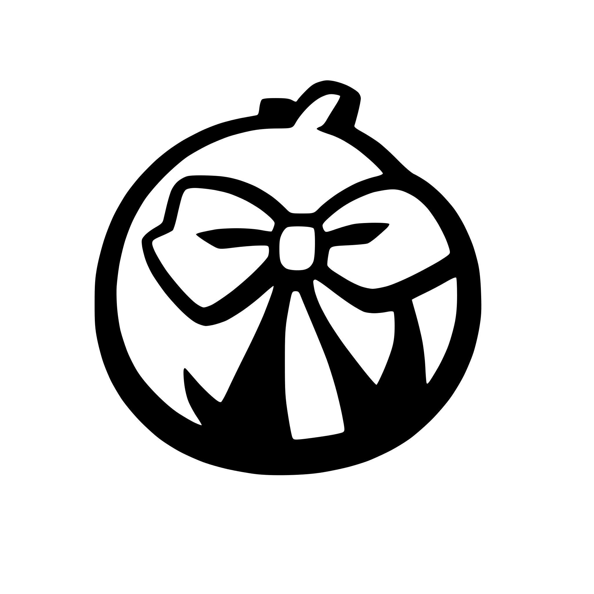 AI-generated SVG of a pumpkin with bow tie