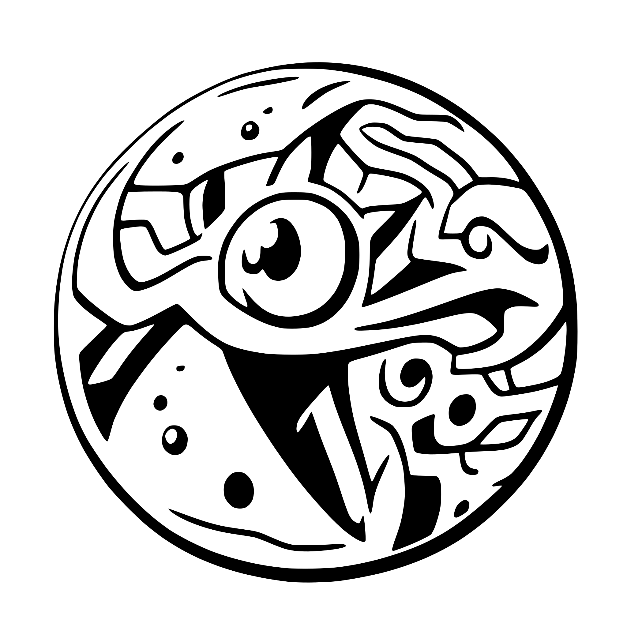 AI-generated SVG of a Masterball