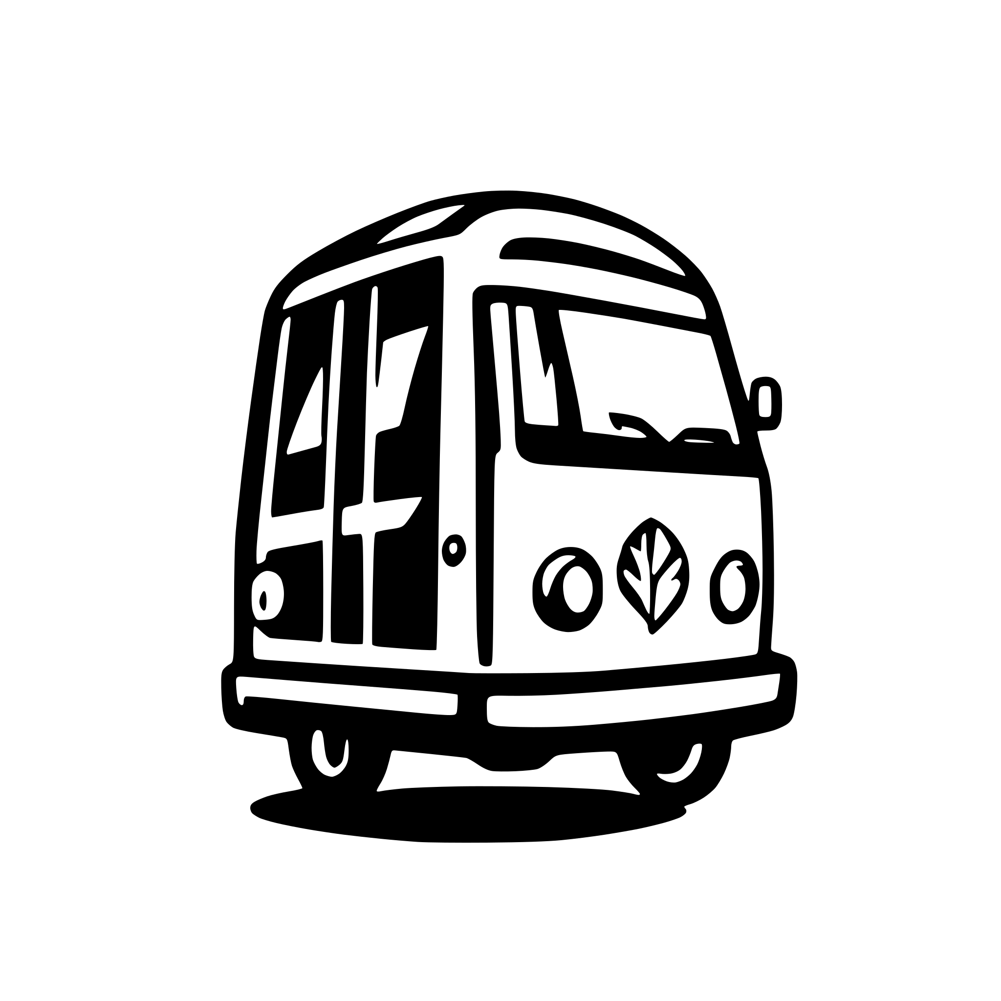 AI-generated SVG of 'BUS vehicle logo'
