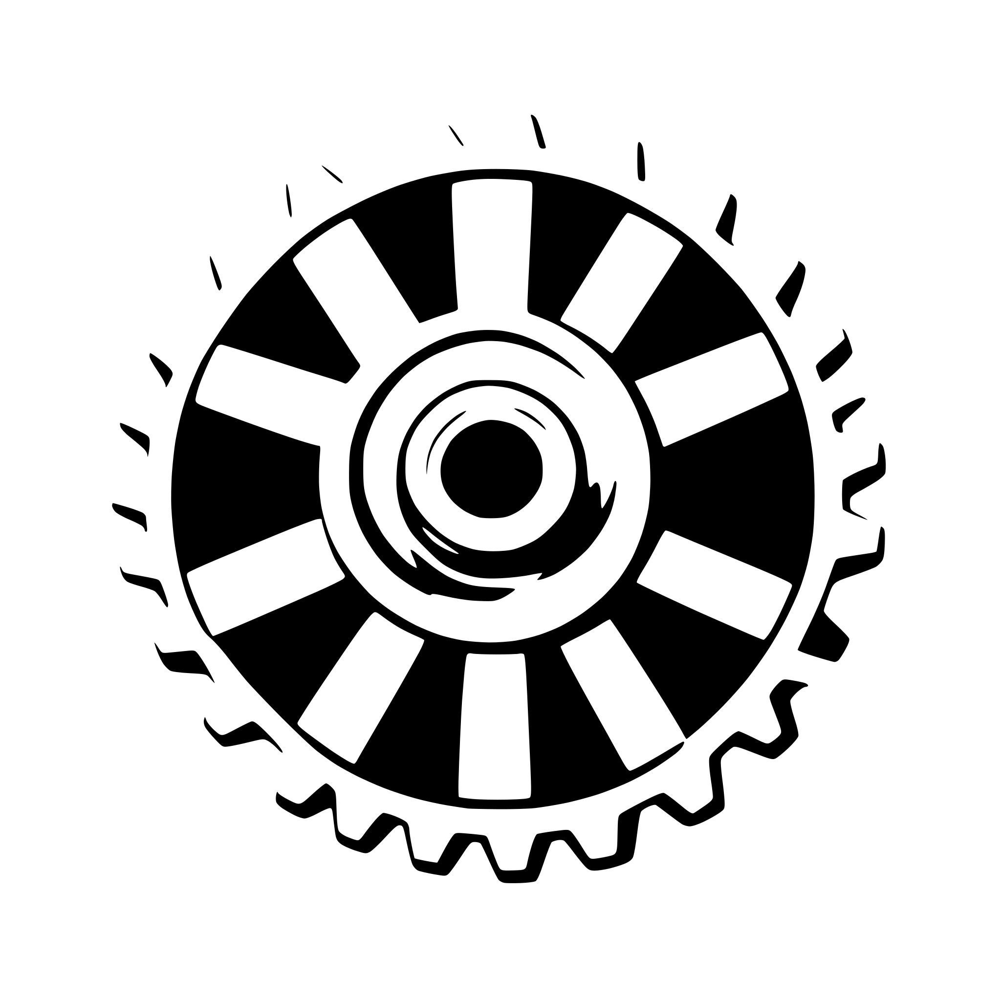 AI-generated SVG of a gear
