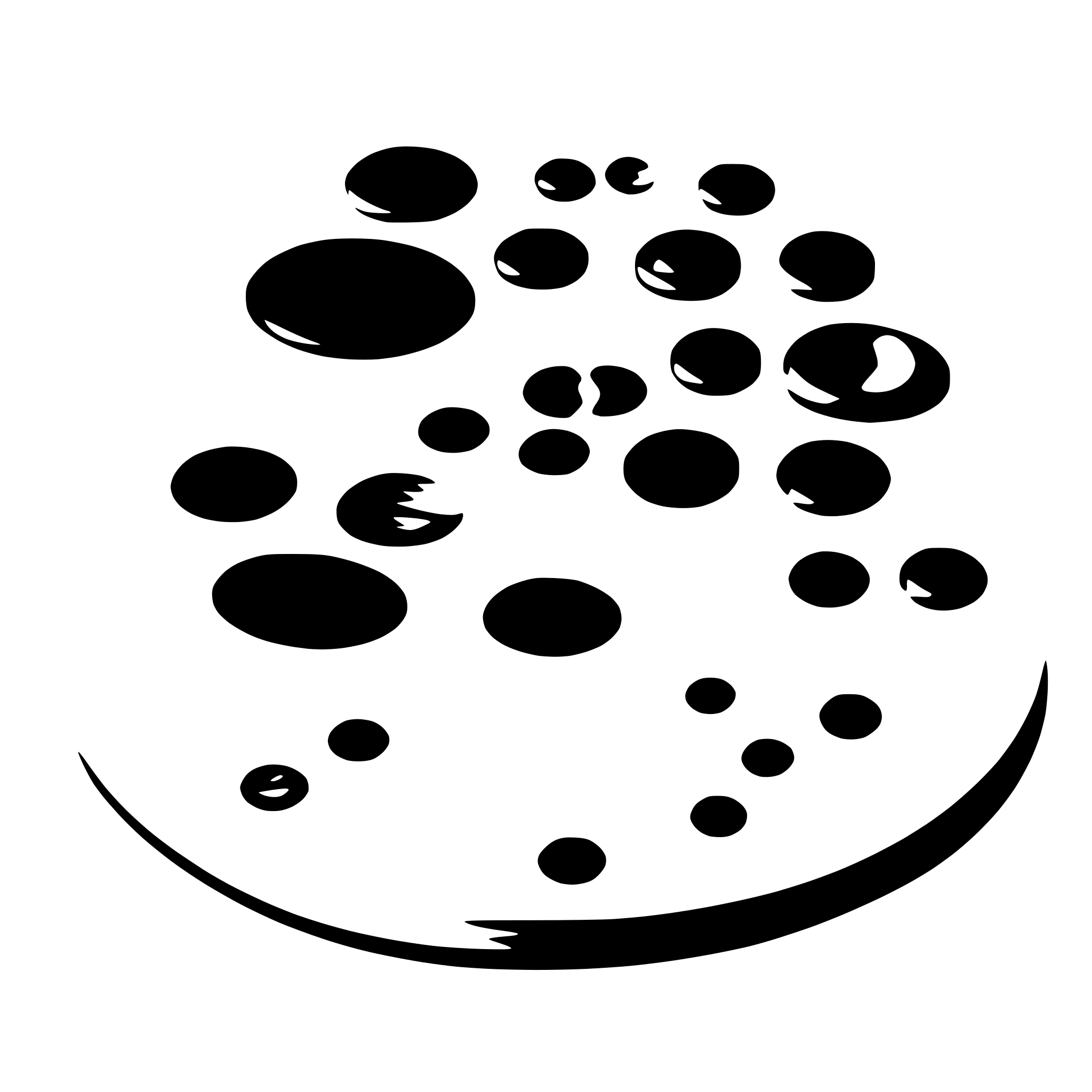 AI-generated SVG of a paint palette with dots of paint