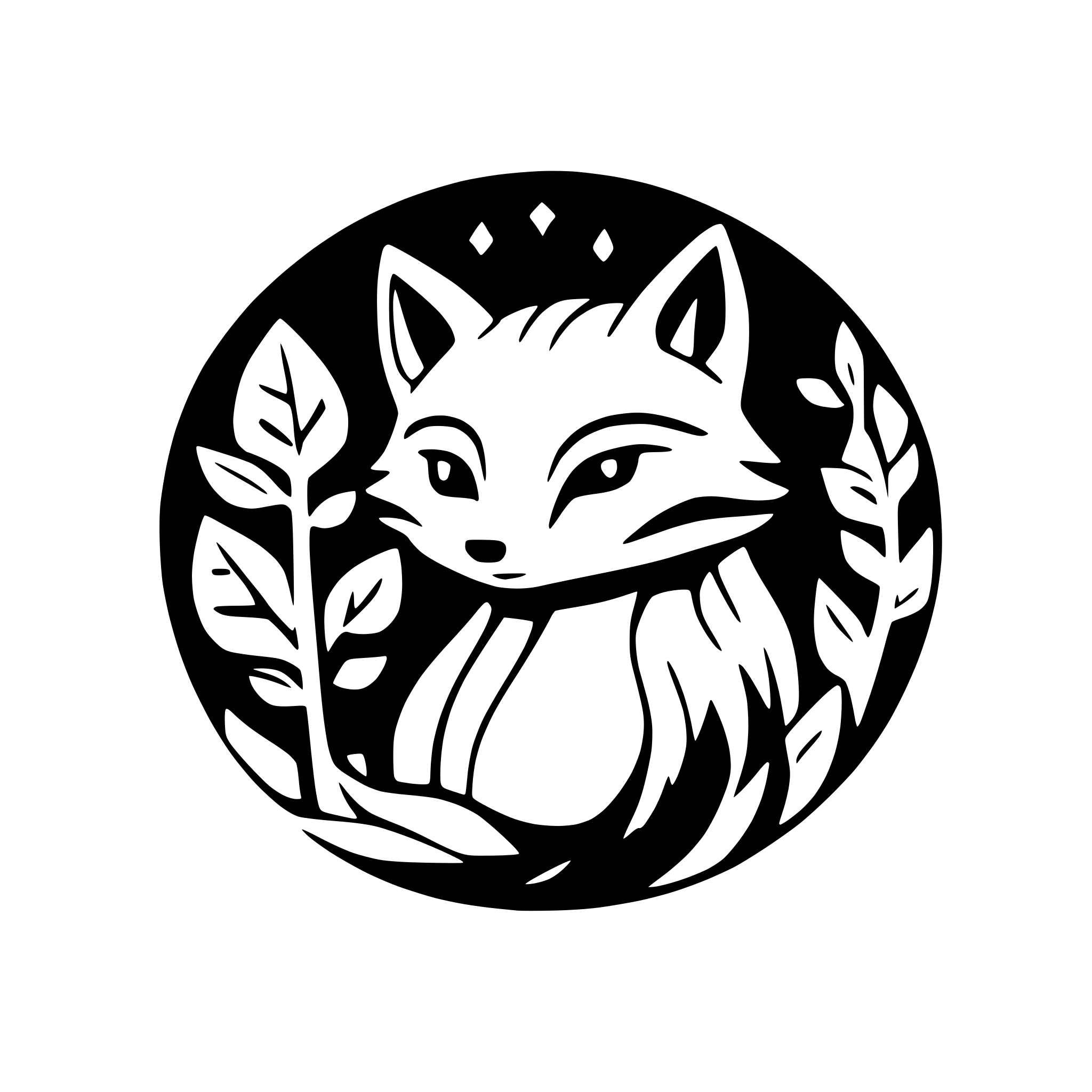 AI-generated SVG of a make image of a fox