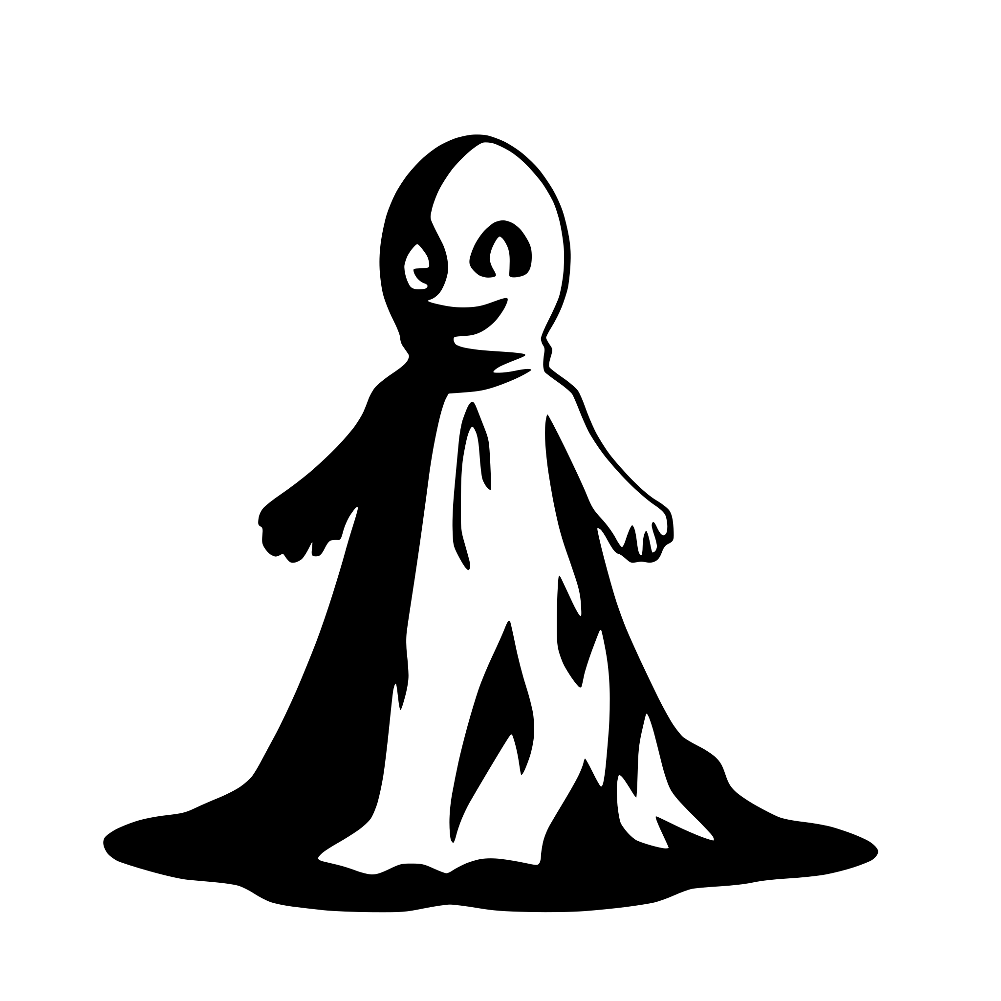 AI-generated SVG of 'caspar the ghost'