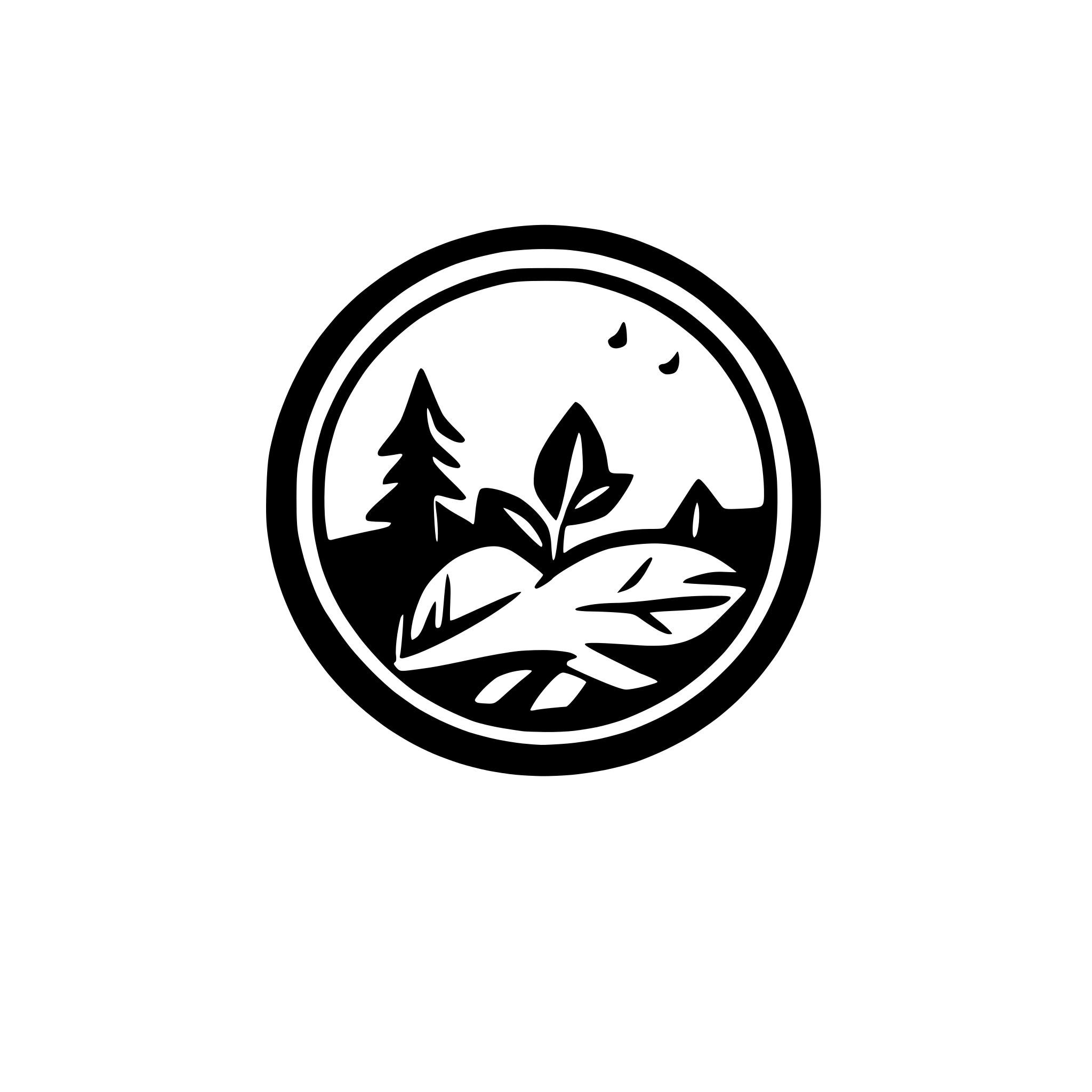 AI-generated SVG of 'sunset in autumn'