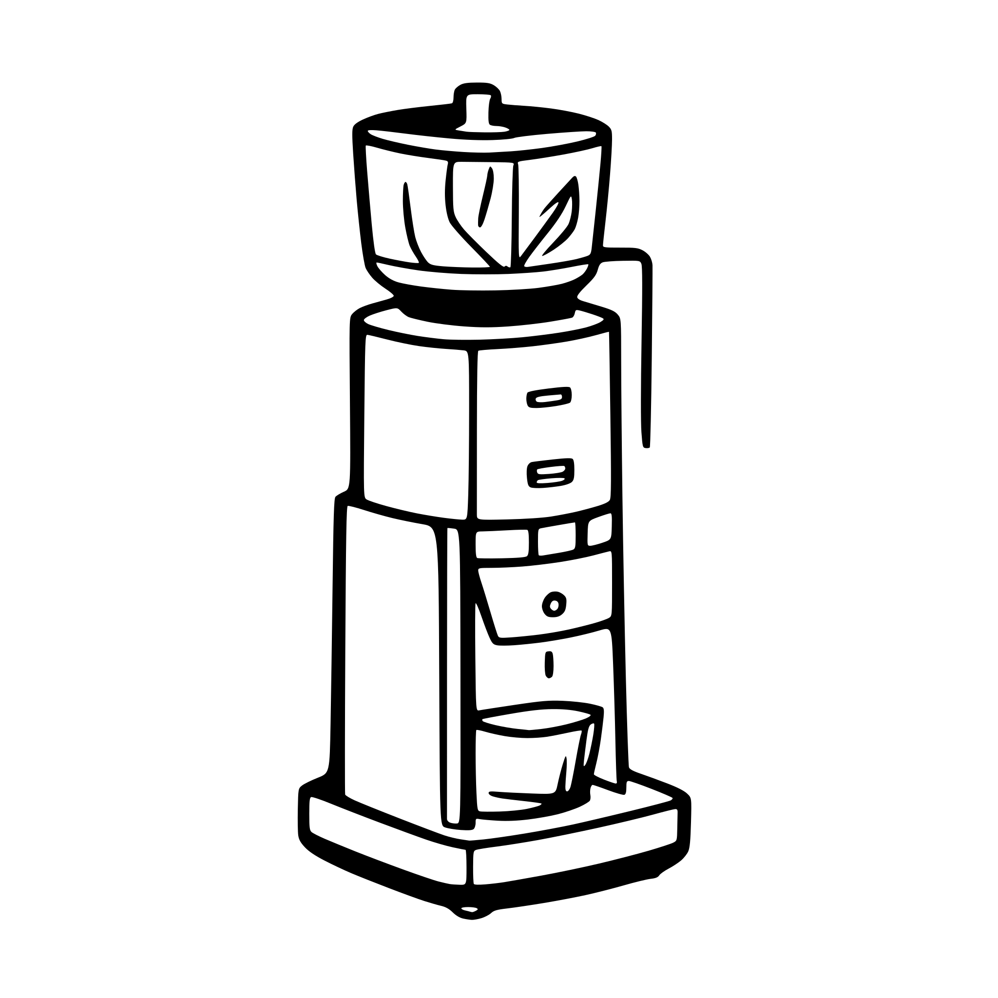 AI-generated SVG of 'modern electric coffee grinder'
