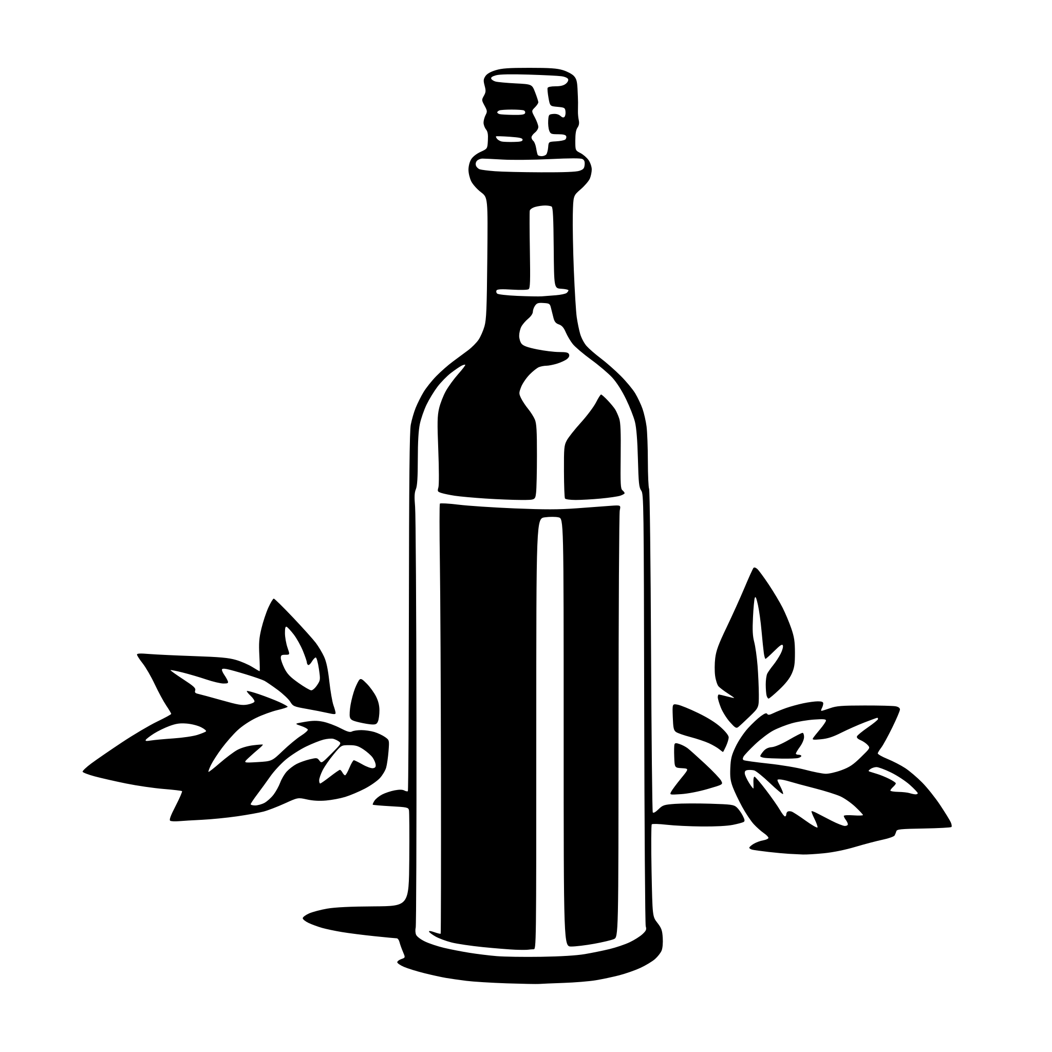 AI-generated SVG of 'flaschenöffner'
