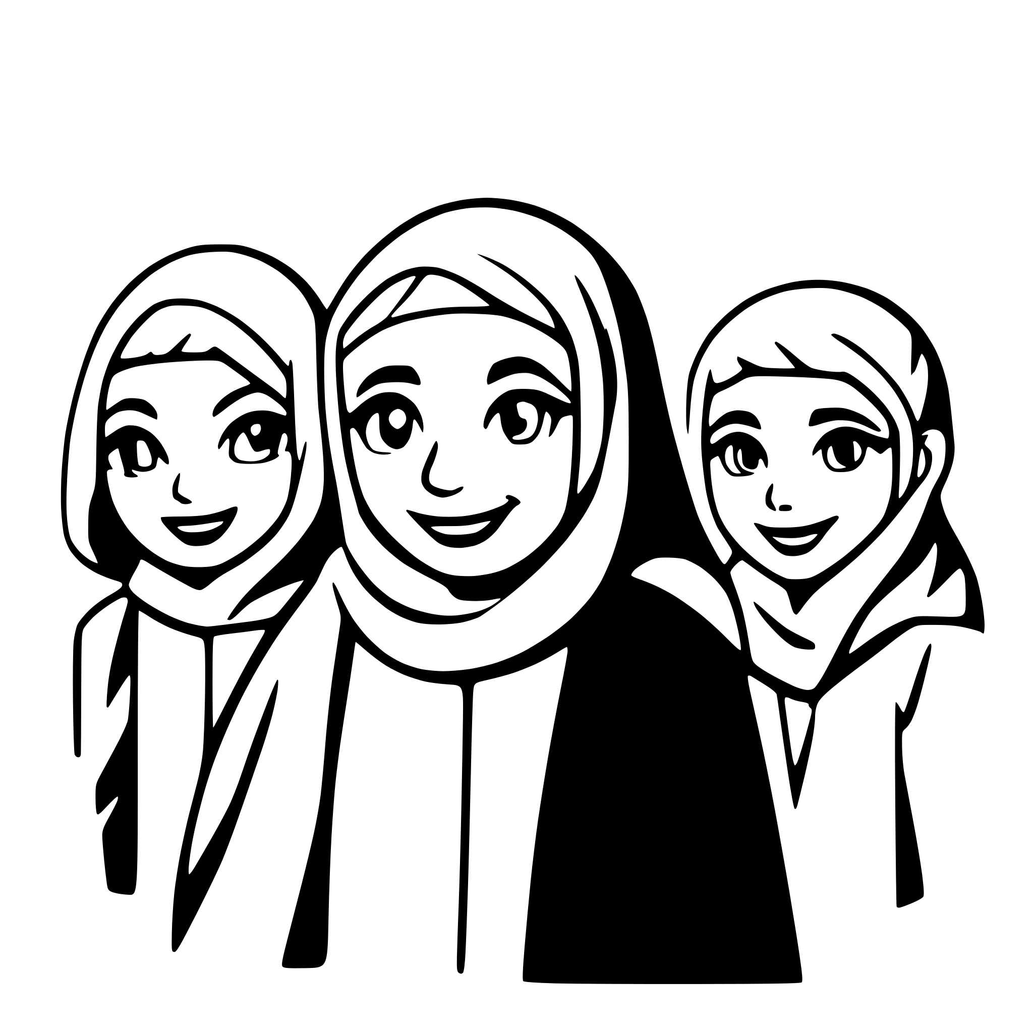 AI-generated SVG of 'old palestinian men and women'