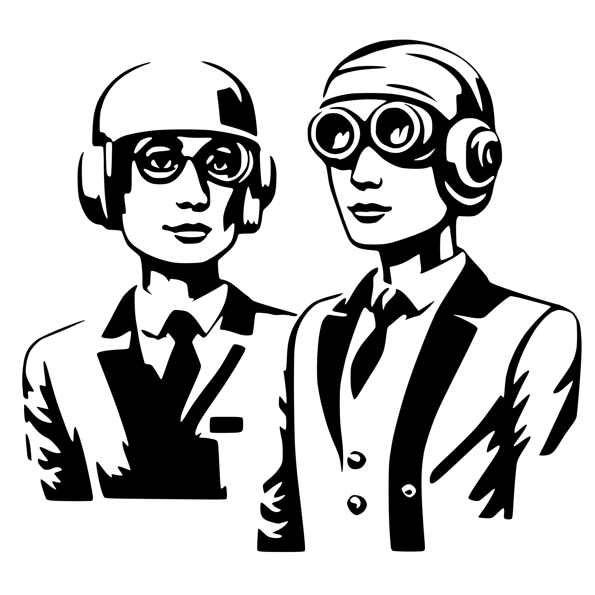 AI-generated SVG of 'Observing intelligent agents.'