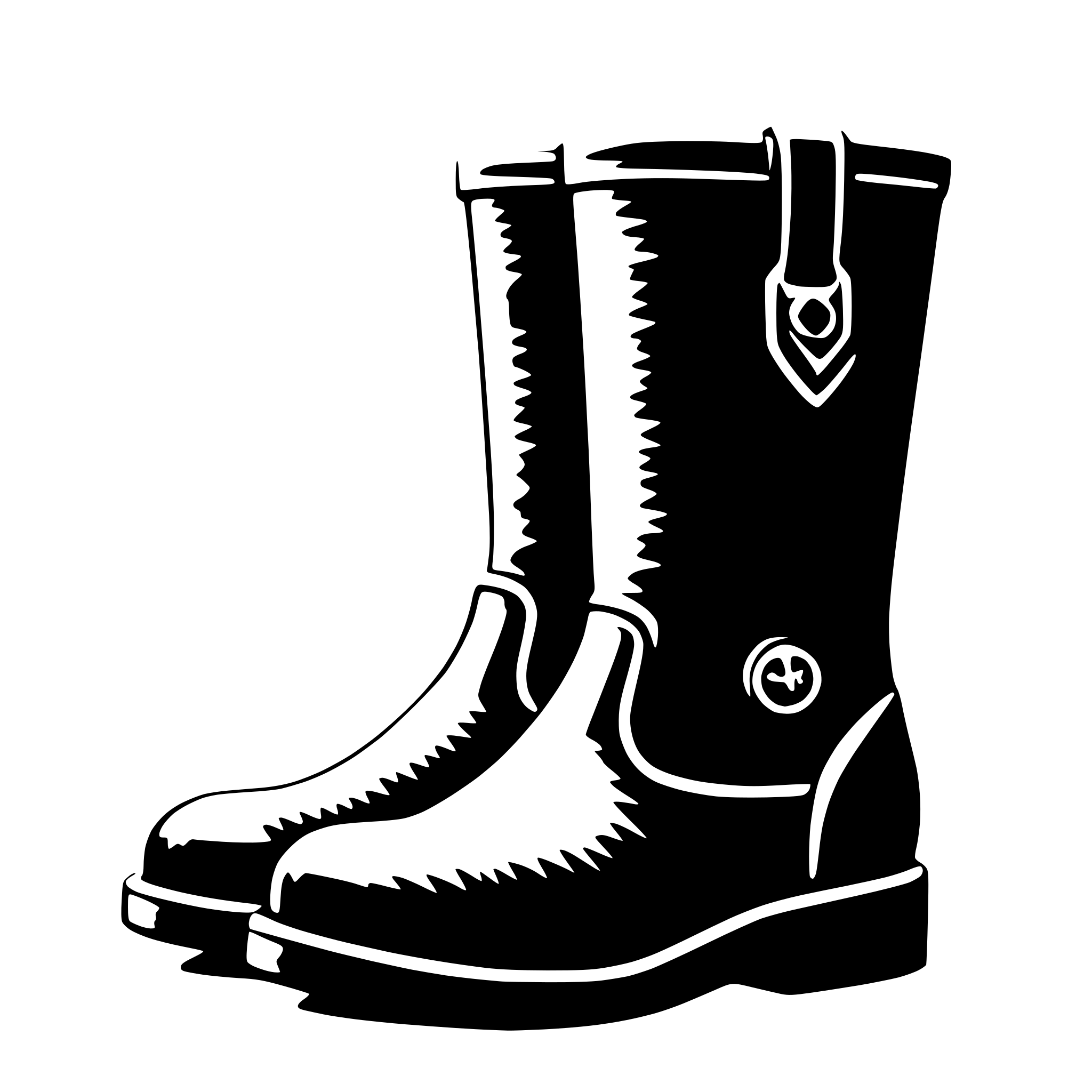 AI-generated SVG of a boots