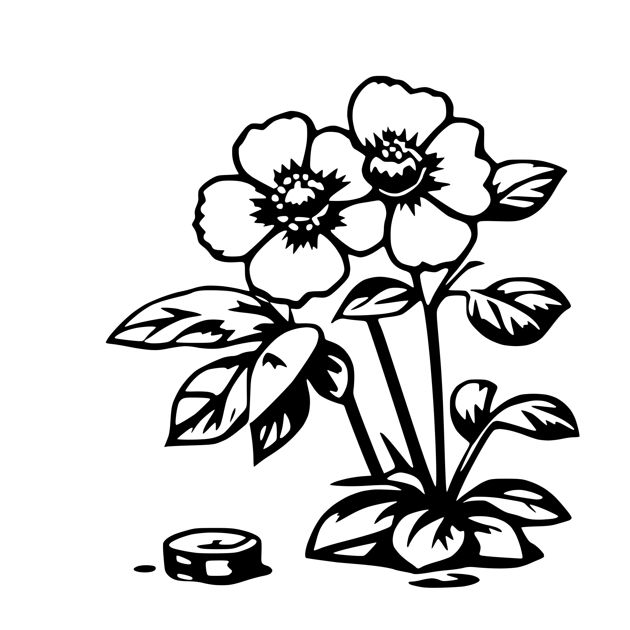 AI-generated SVG of a 红桃粿