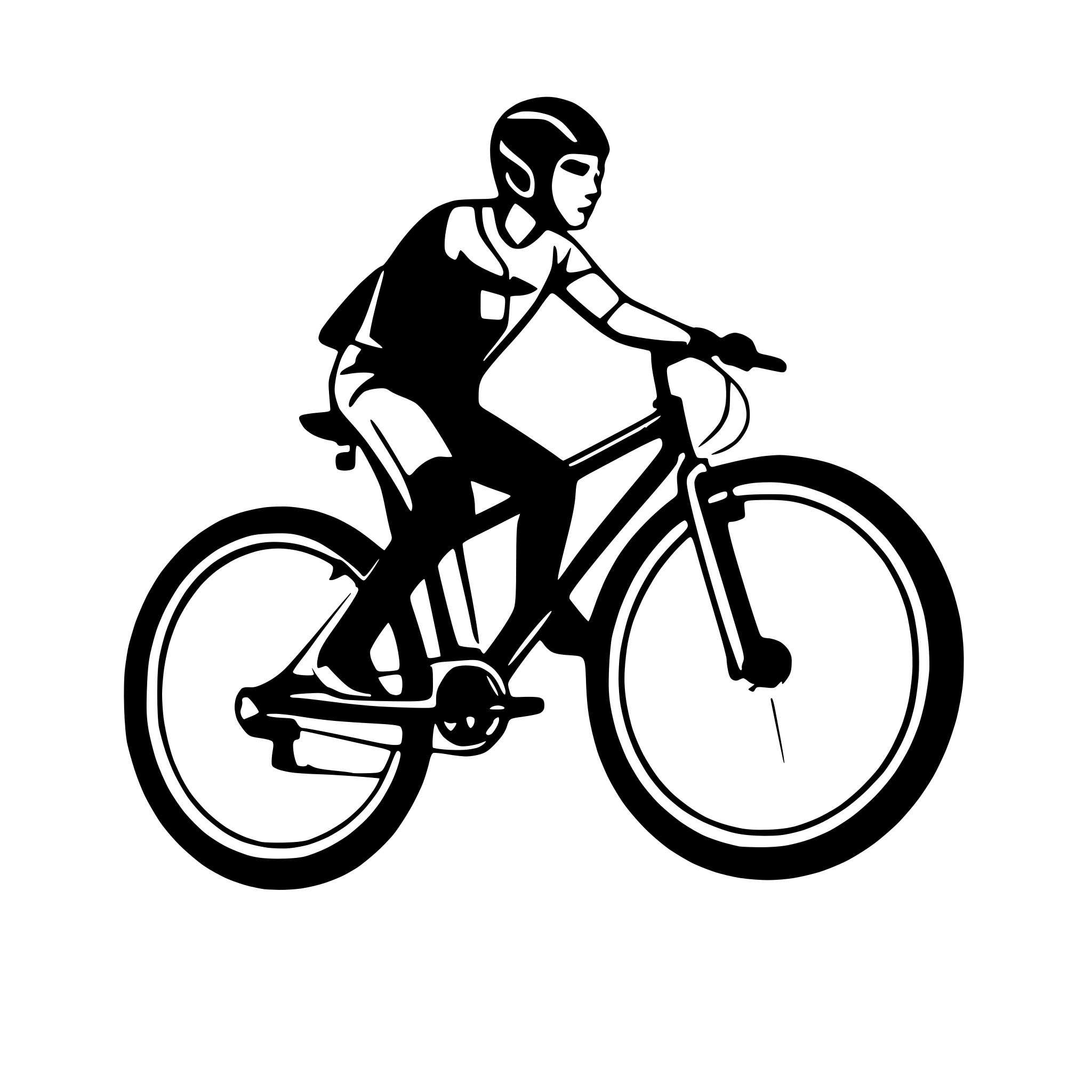 AI-generated SVG of 'enbleme mountainbike'