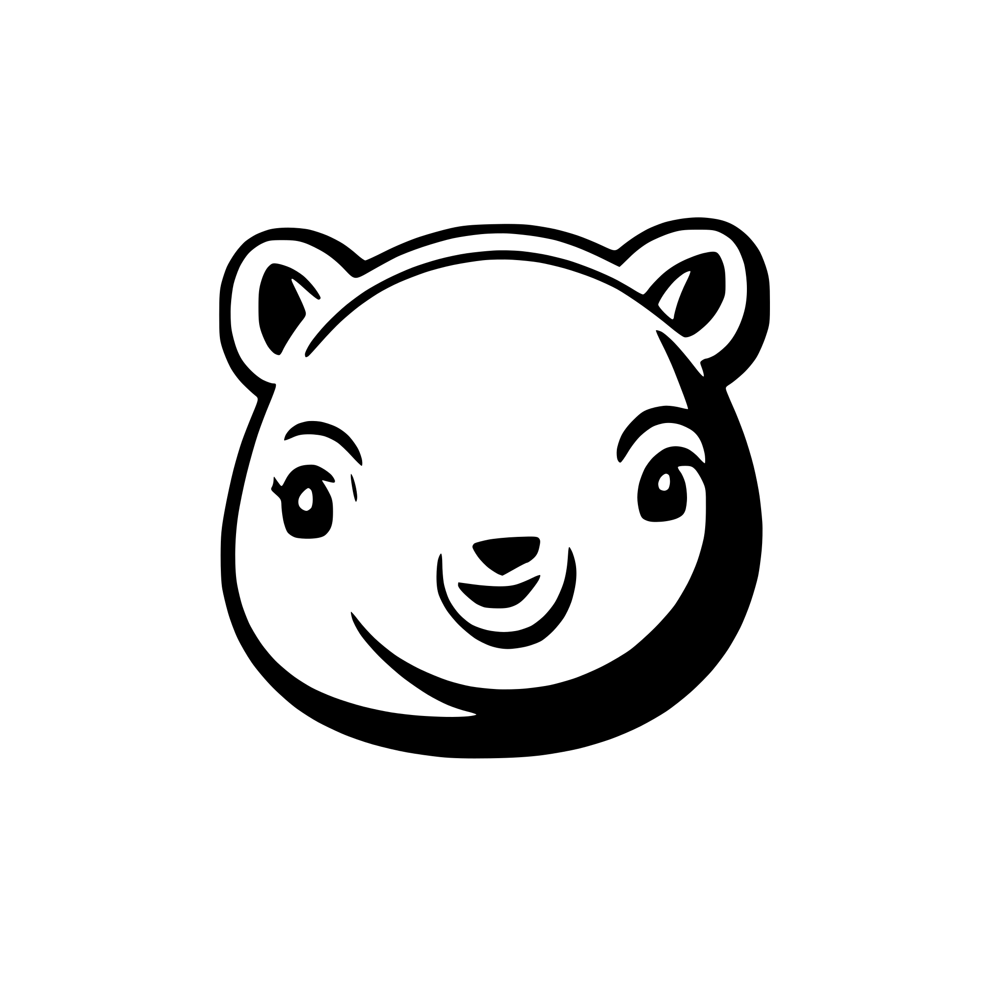 AI-generated SVG of 'wombat face'