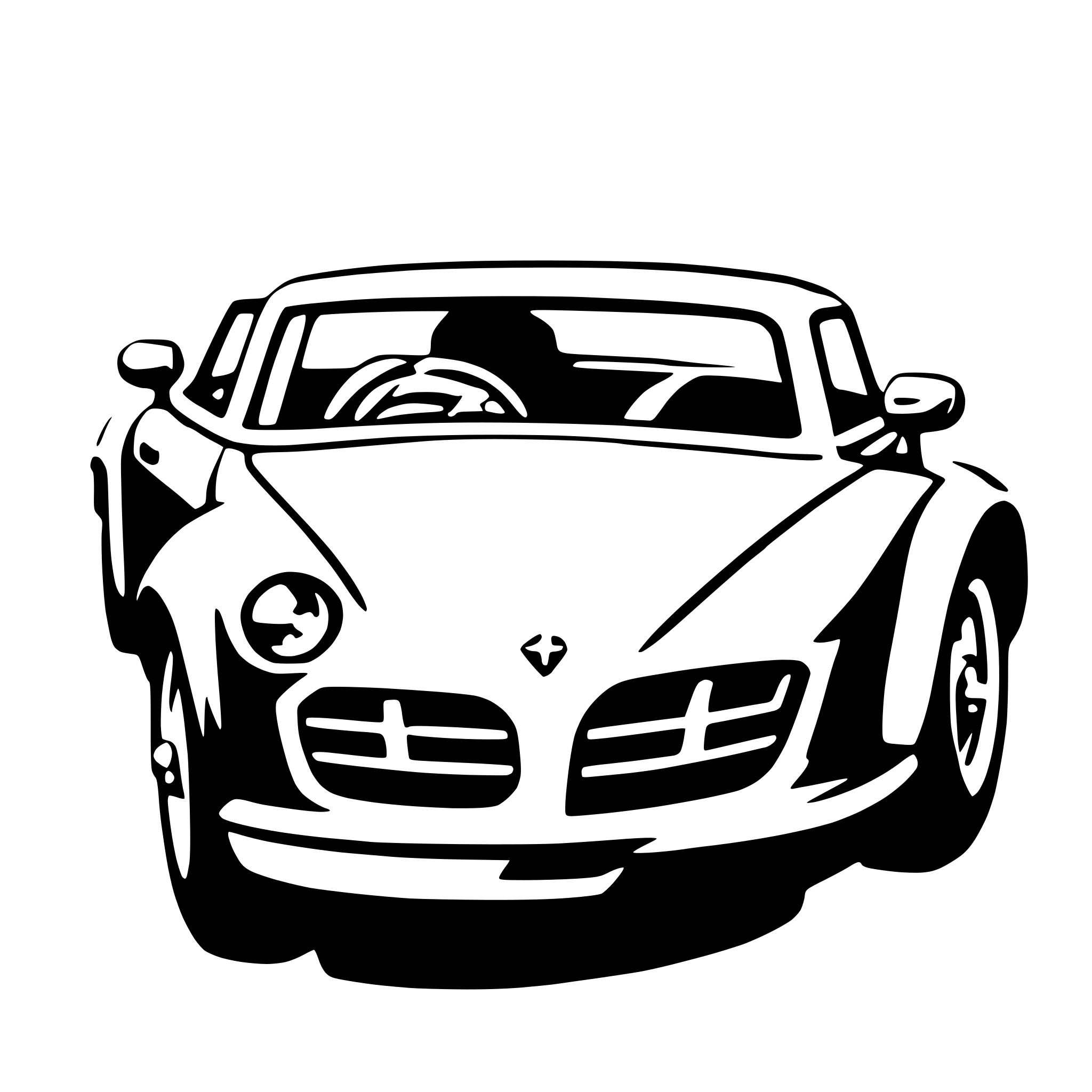 AI-generated SVG of 'luxury car'