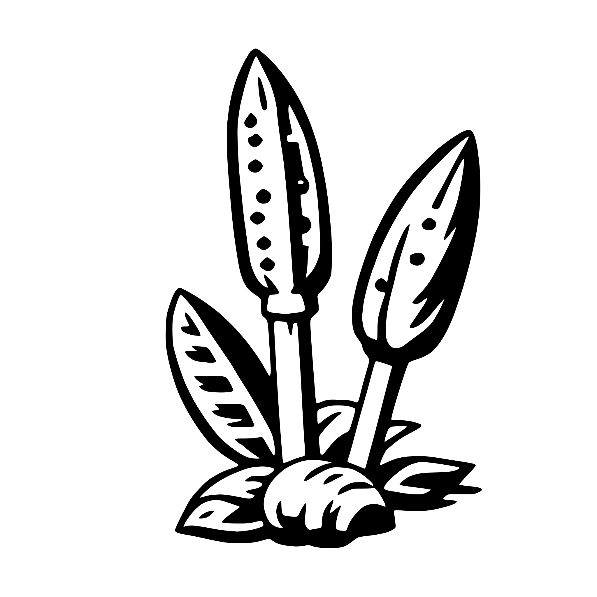 AI-generated SVG of 'leek'