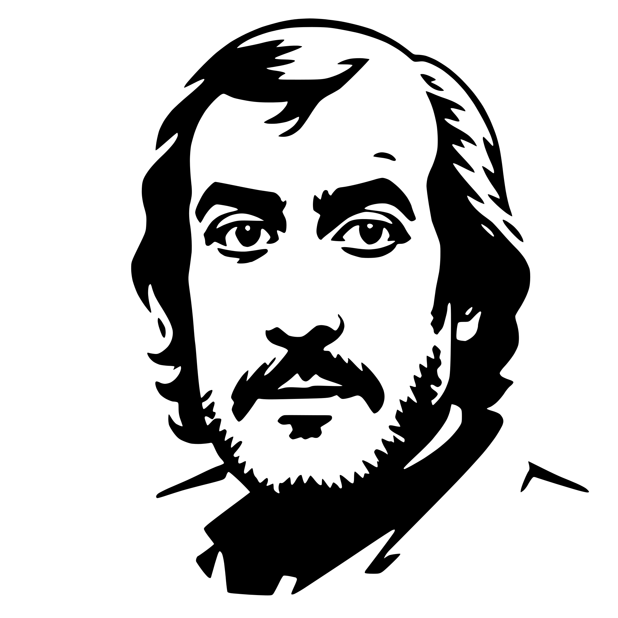 AI-generated SVG of 'stanley kubrick'