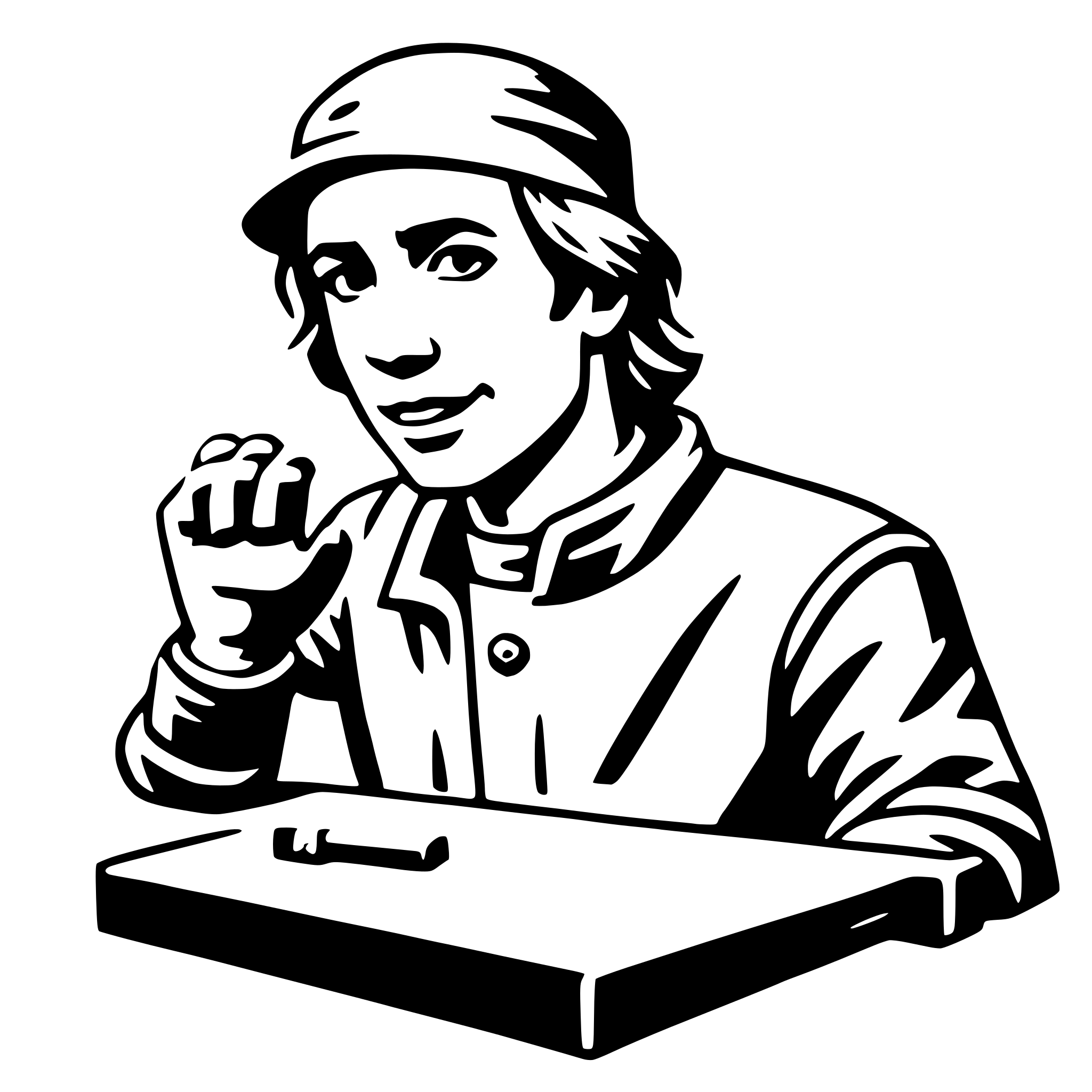 AI-generated SVG of 'carpenter'