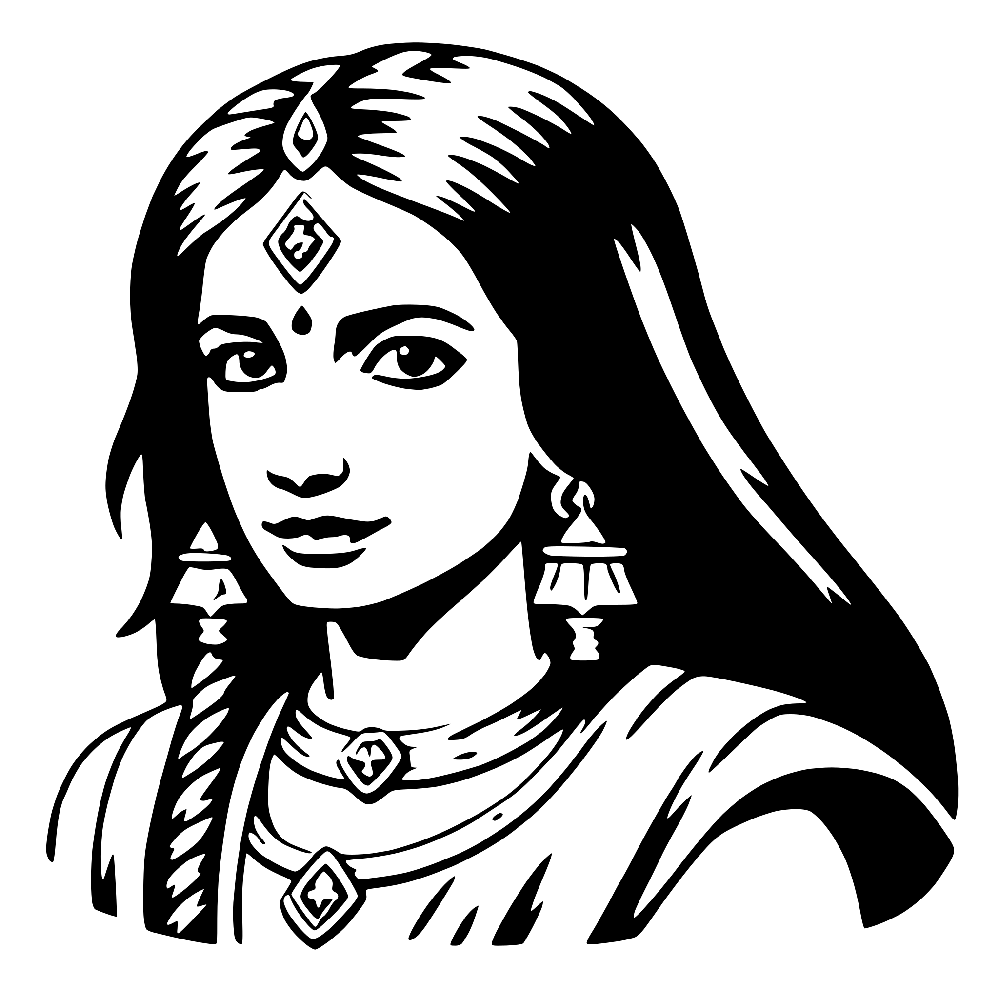 AI-generated SVG of 'parvati'